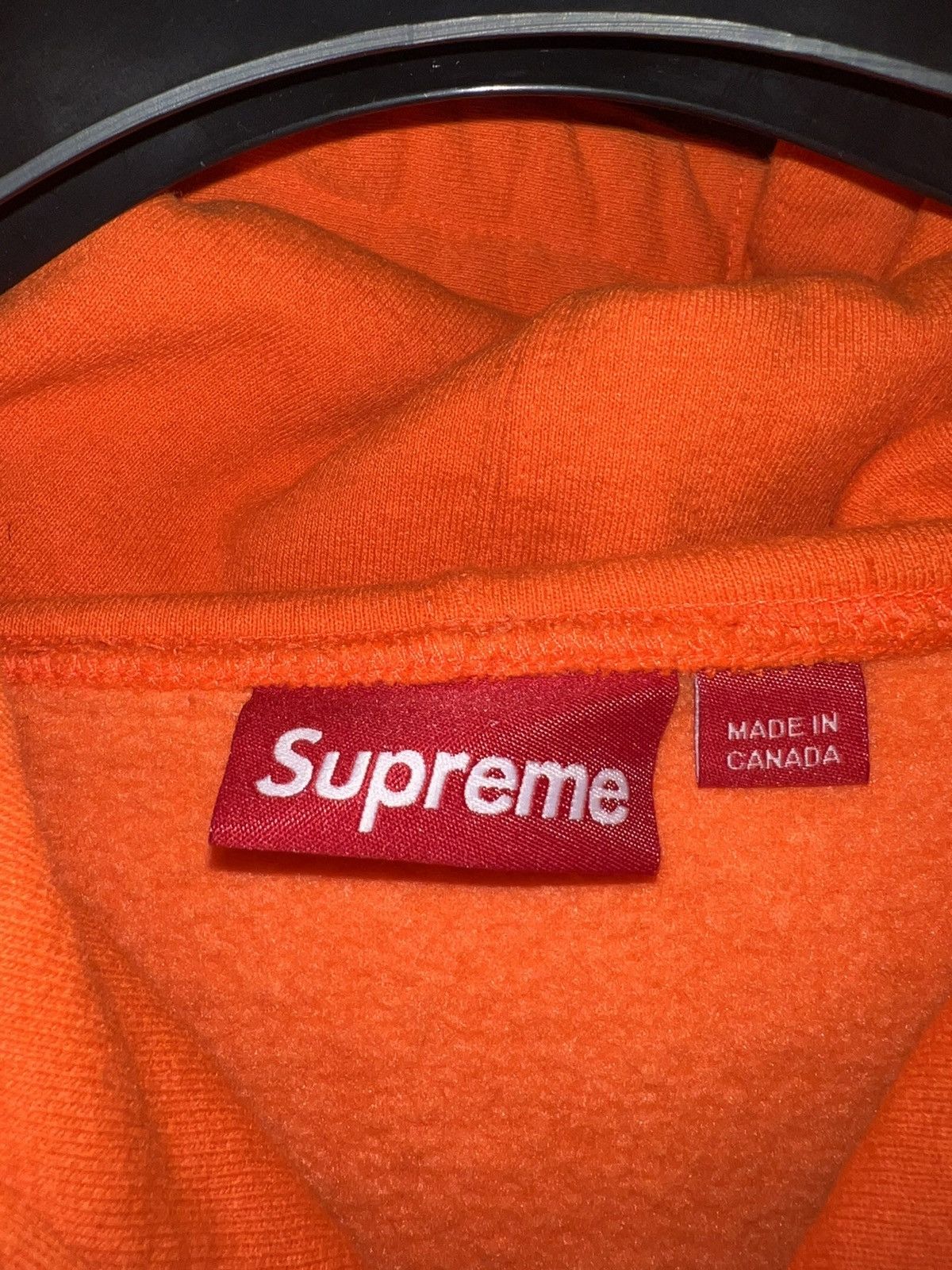 Supreme Supreme Orange Small Box Hooded Sweatshirt (SS24) Sz XL Size US XL / EU 56 / 4 - 2 Thumbnail