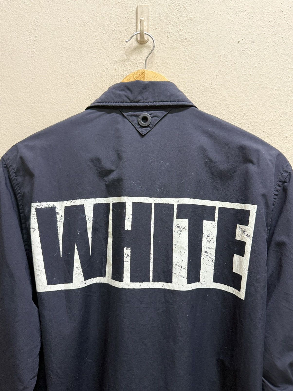 White Mountaineering WHITE MOUTAINEERING BACKHIT LOGO COACH JACKET Size US L / EU 52-54 / 3 - 19 Thumbnail