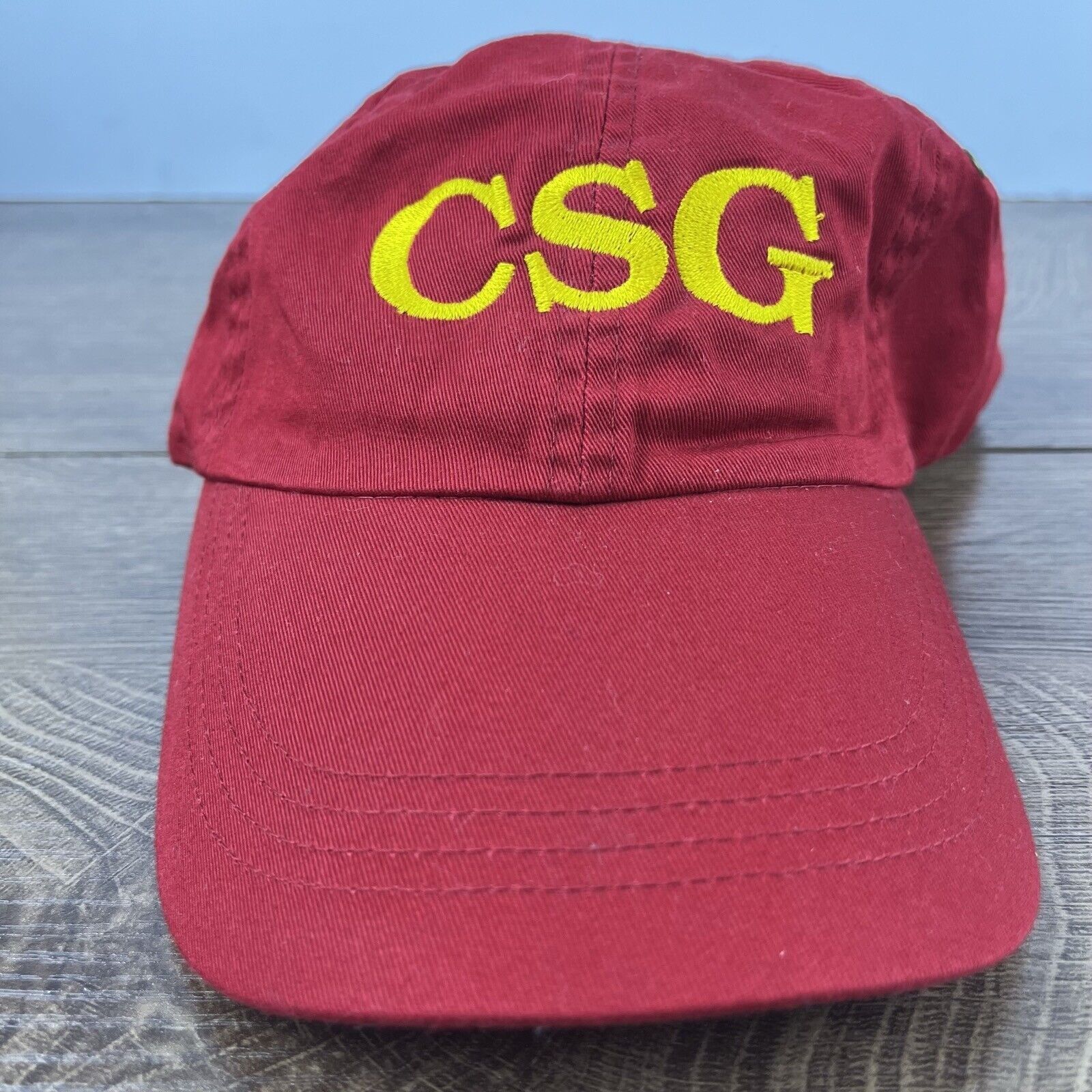 Other CSG Baseball Hat Red Cap Adjustable Hat Red Adult Fit Hat Size ONE SIZE - 1 Thumbnail