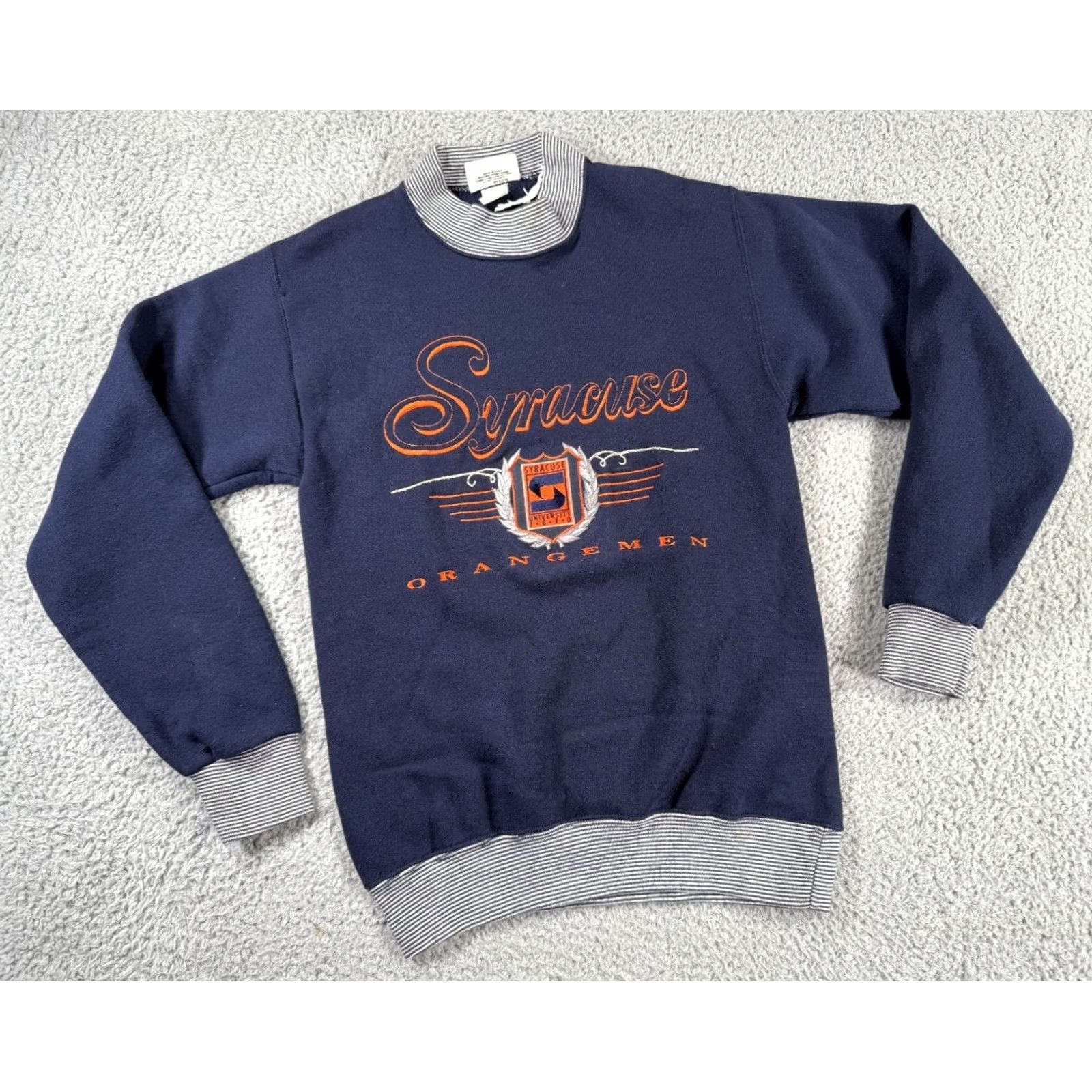 Vintage VINTAGE Team Edition Sweatshirt Mens Medium Blue Graphic Print 90s Sports Embroidered Logo, Cotton/Poly Fleece, Crew Neck, Long Sleeve Size US M / EU 48-50 / 2 - 3 Thumbnail