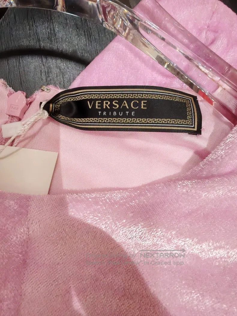 Versace Versace Pleated slim midi dress Size S / US 4 / IT 40 - 9 Thumbnail