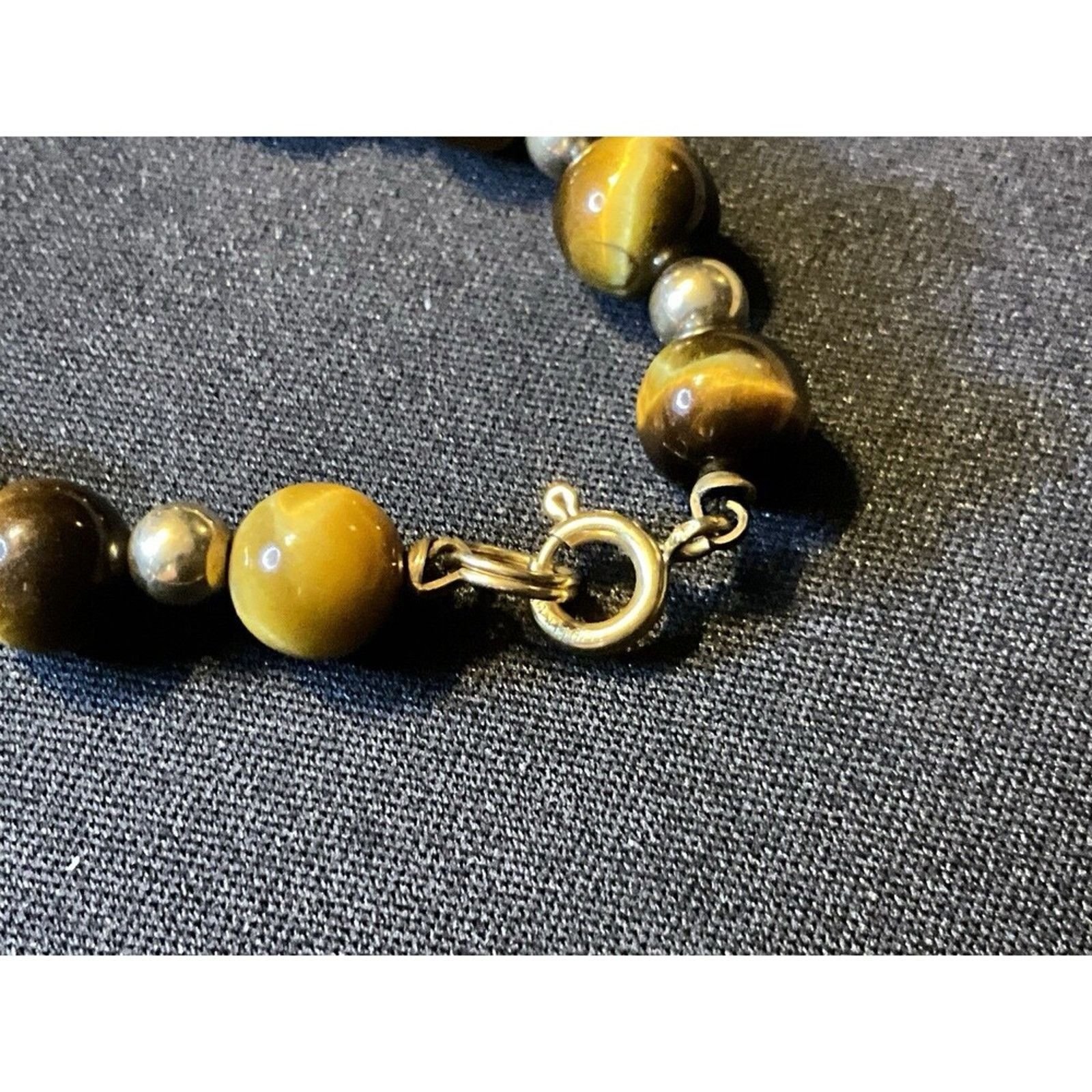 Other 1/20 14k Gold Filled Findings Beads Tiger Eye 24in Necklace Size ONE SIZE - 4 Thumbnail