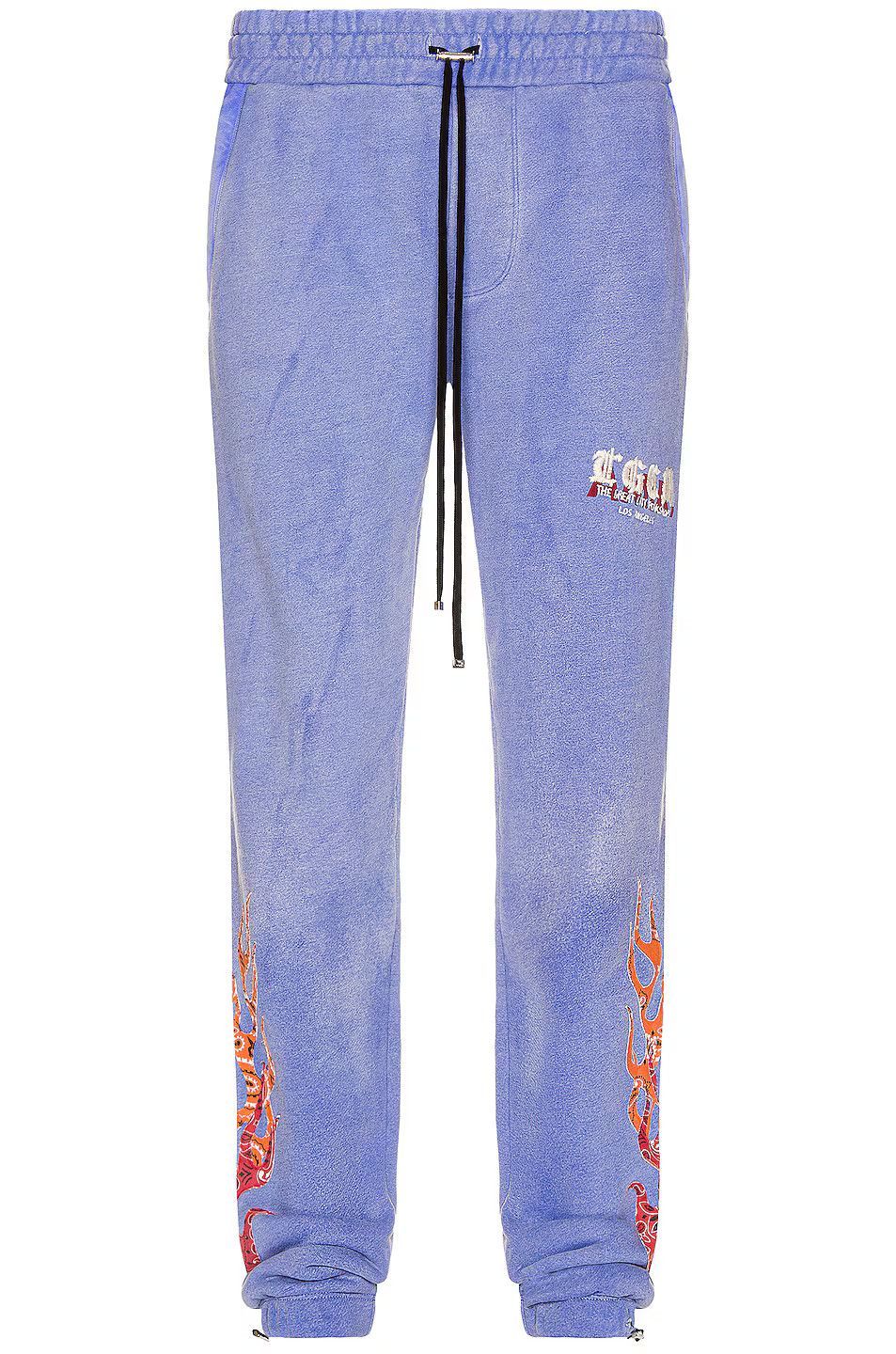 Amiri o1y0525 Logo Jogger & Sweatpant in Light Purple Size US 32 / EU 48 - 1 Thumbnail