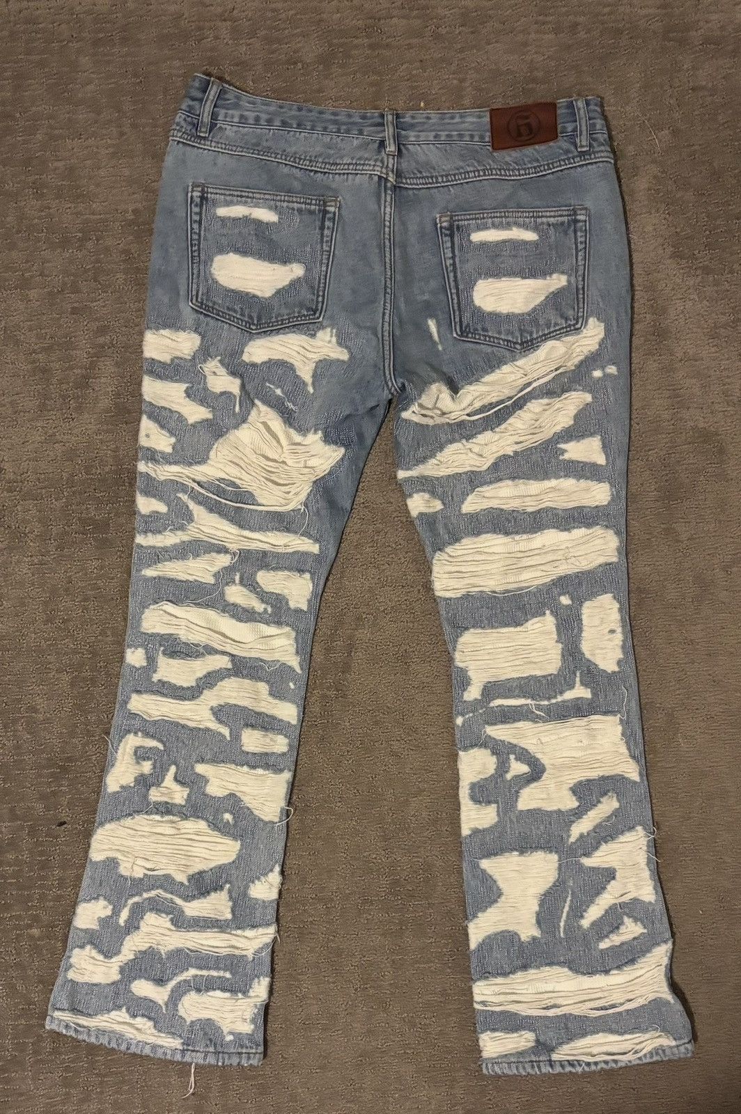 Handmade handmade rust flared denim undercover Size US 34 / EU 50 - 2 Thumbnail