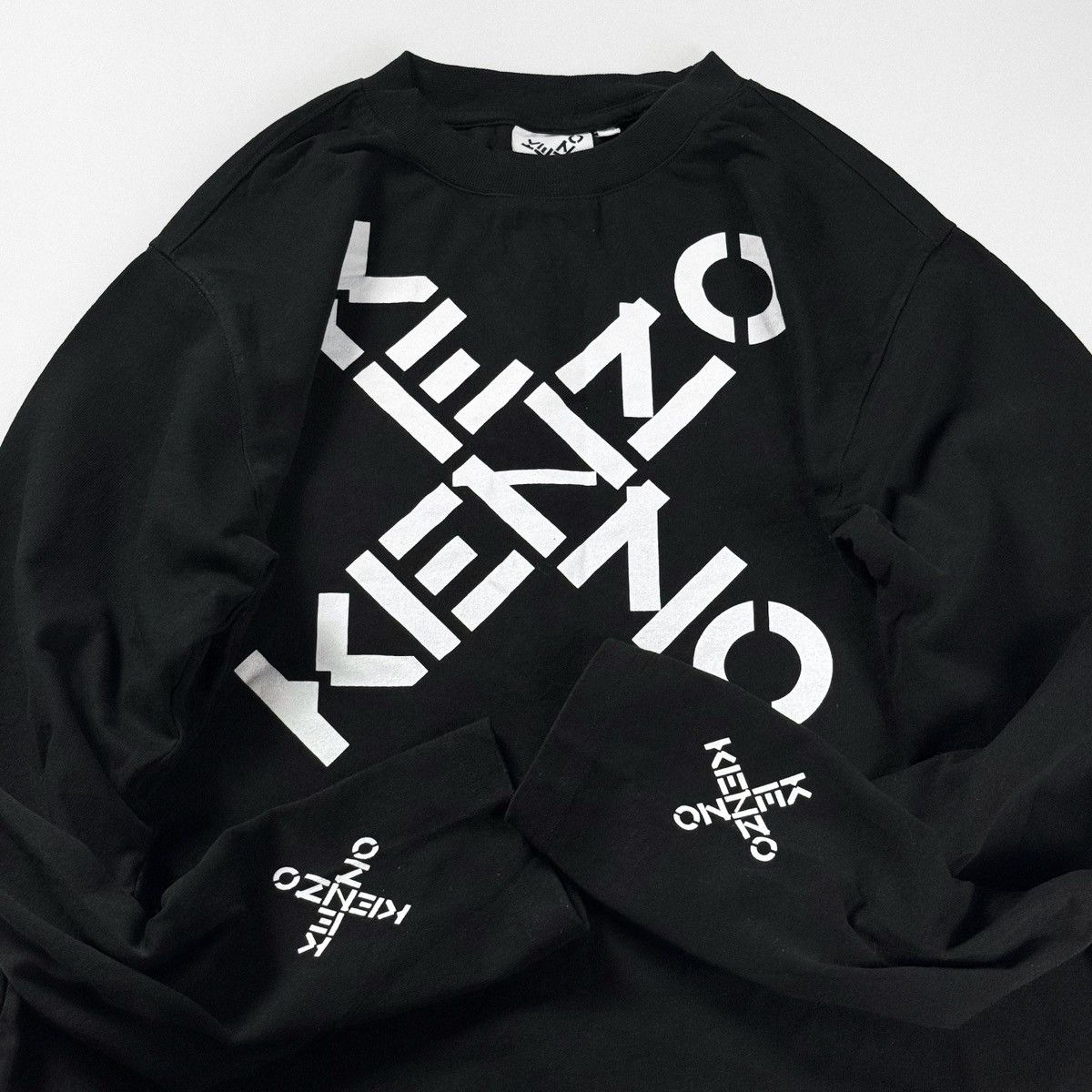Kenzo Kenzo Cross Logo Longsleeve Size US S / EU 44-46 / 1 - 4 Thumbnail