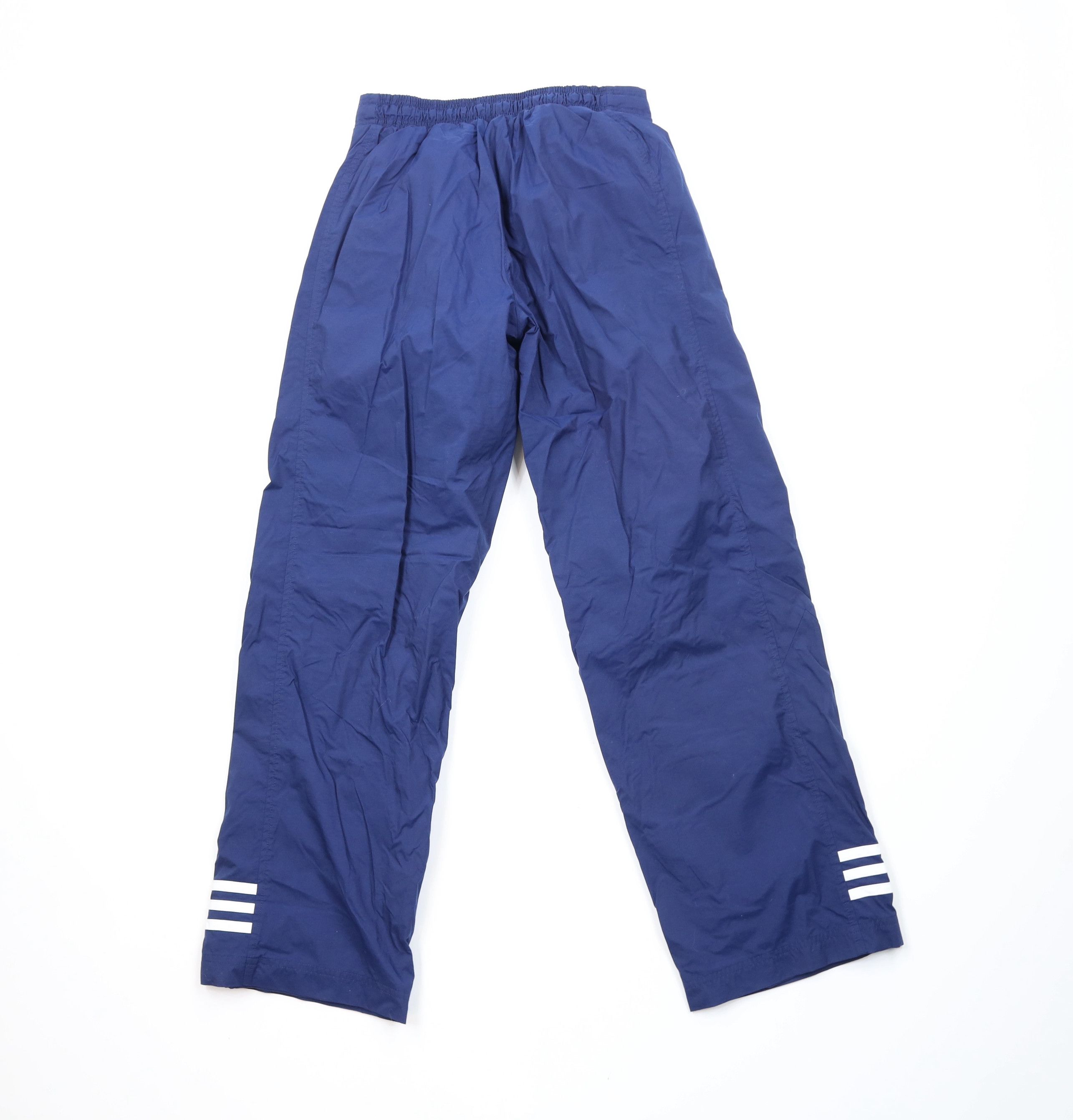 Adidas × Vintage Vintage Y2K 2000 Adidas Striped Wide Leg Windbreaker Pants Size 27" / US 4 / IT 40 - 9 Thumbnail