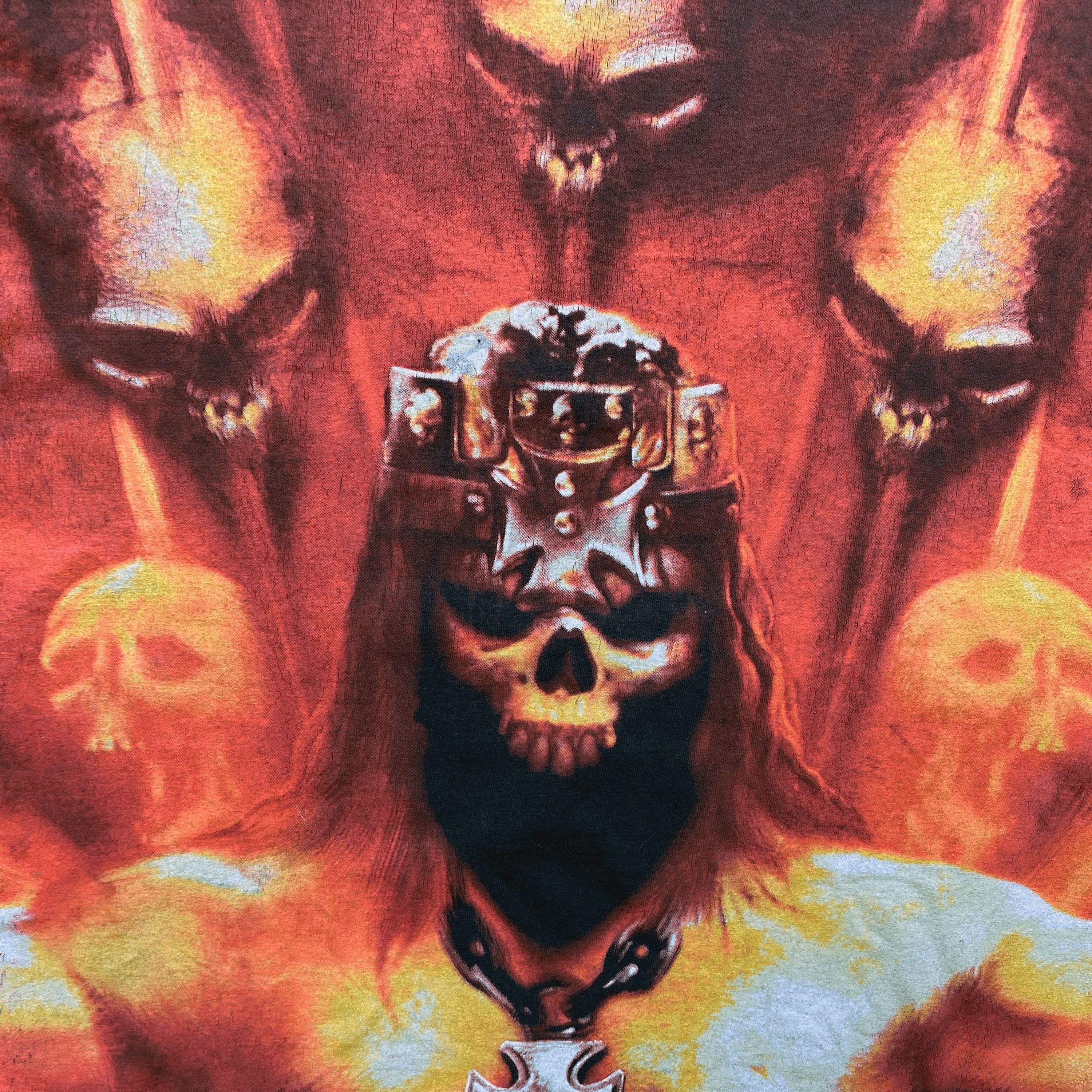 Vintage × WWE Vintage Early 2000s WWE Triple H Skull King AOP T-Shirt Size US XL / EU 56 / 4 - 2 Thumbnail