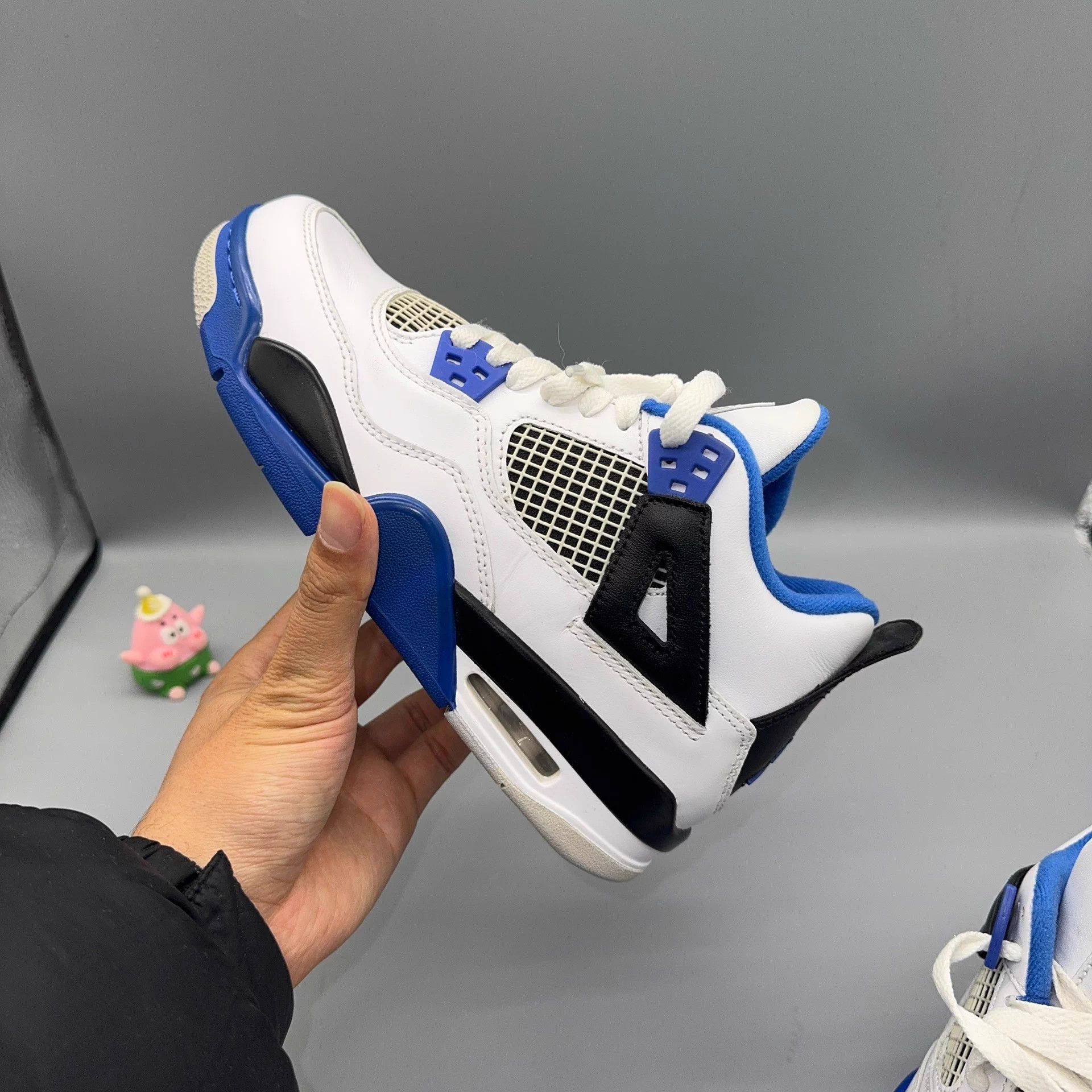 Other Jordan AJ4 Blue White Women's 37.5 Size US 6.5 / IT 36.5 - 5 Thumbnail