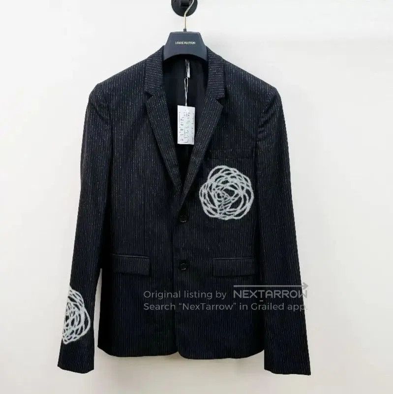 Dior Dior Black Wool Long Sleeve Men's Jacket . Size US S / EU 44-46 / 1 - 1 Thumbnail