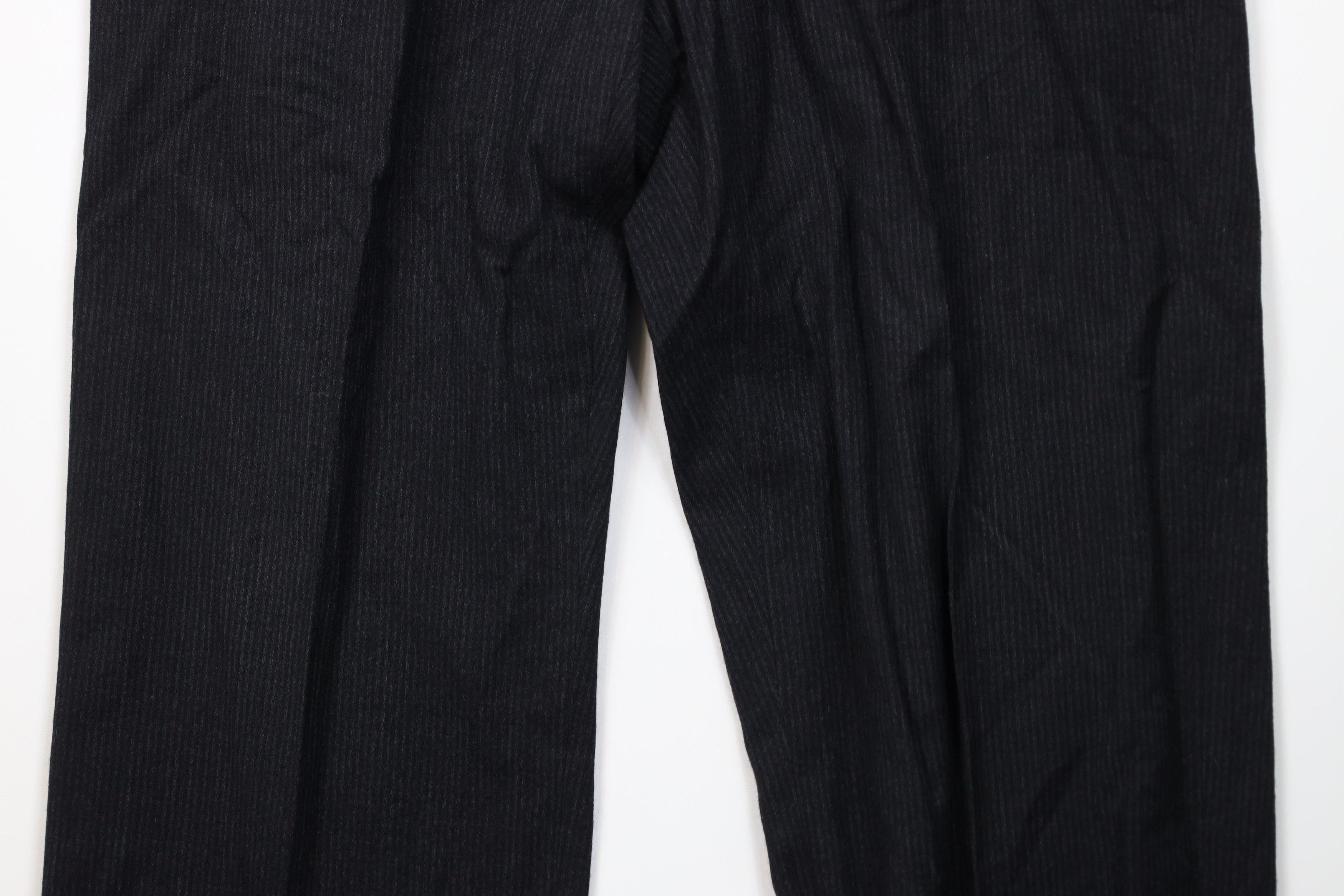 Vintage Vintage 50s Rockabilly Wool Striped Wide Leg Chino Pants USA Size US 36 / EU 52 - 3 Thumbnail