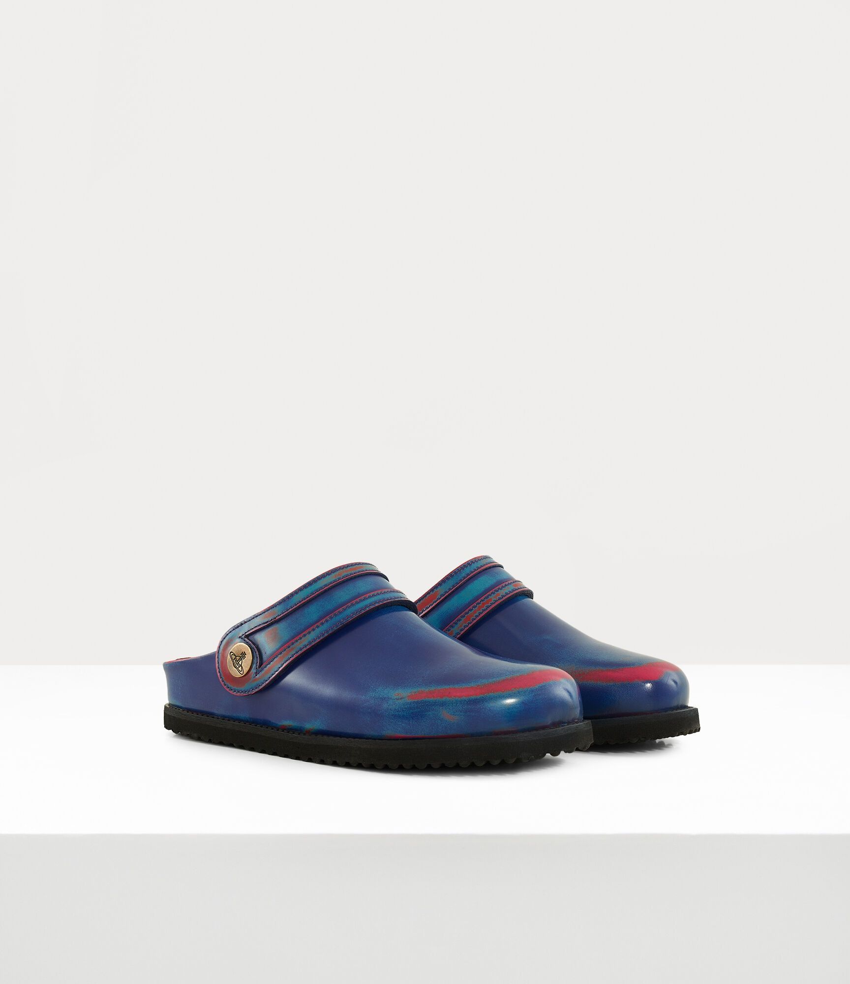 Vivienne Westwood o1f1d3z0825 Oz Clogs in Blue/Pink Size US 10 / IT 40 - 2 Thumbnail