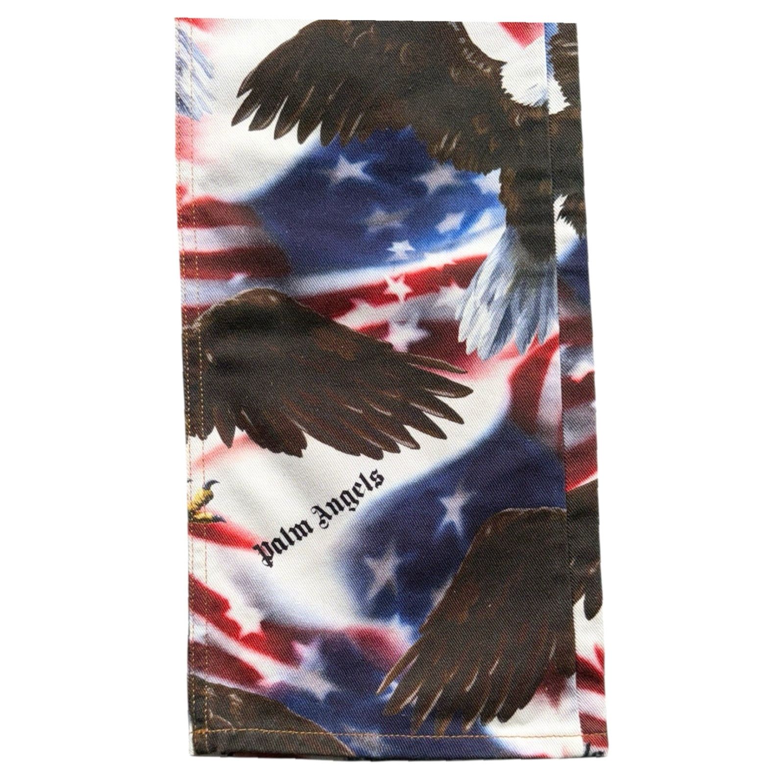 Palm Angels Palm Angels Jeans Men Size 34 Striped Stars Eagle Stripes Multicolor 32in Inseam Straight RARE Size US 34 / EU 50 - 7 Thumbnail