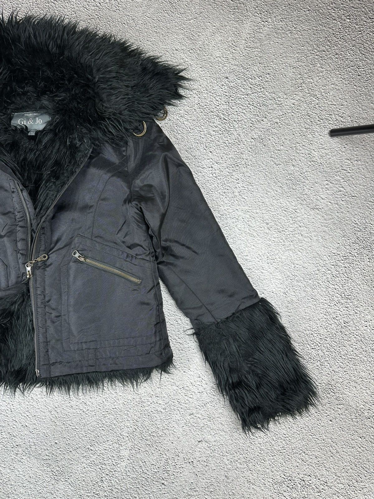 Hysteric Glamour VTG if six nine Fur Faux Bomber Opium Gothic Style Y2K Size S / US 4 / IT 40 - 5 Thumbnail