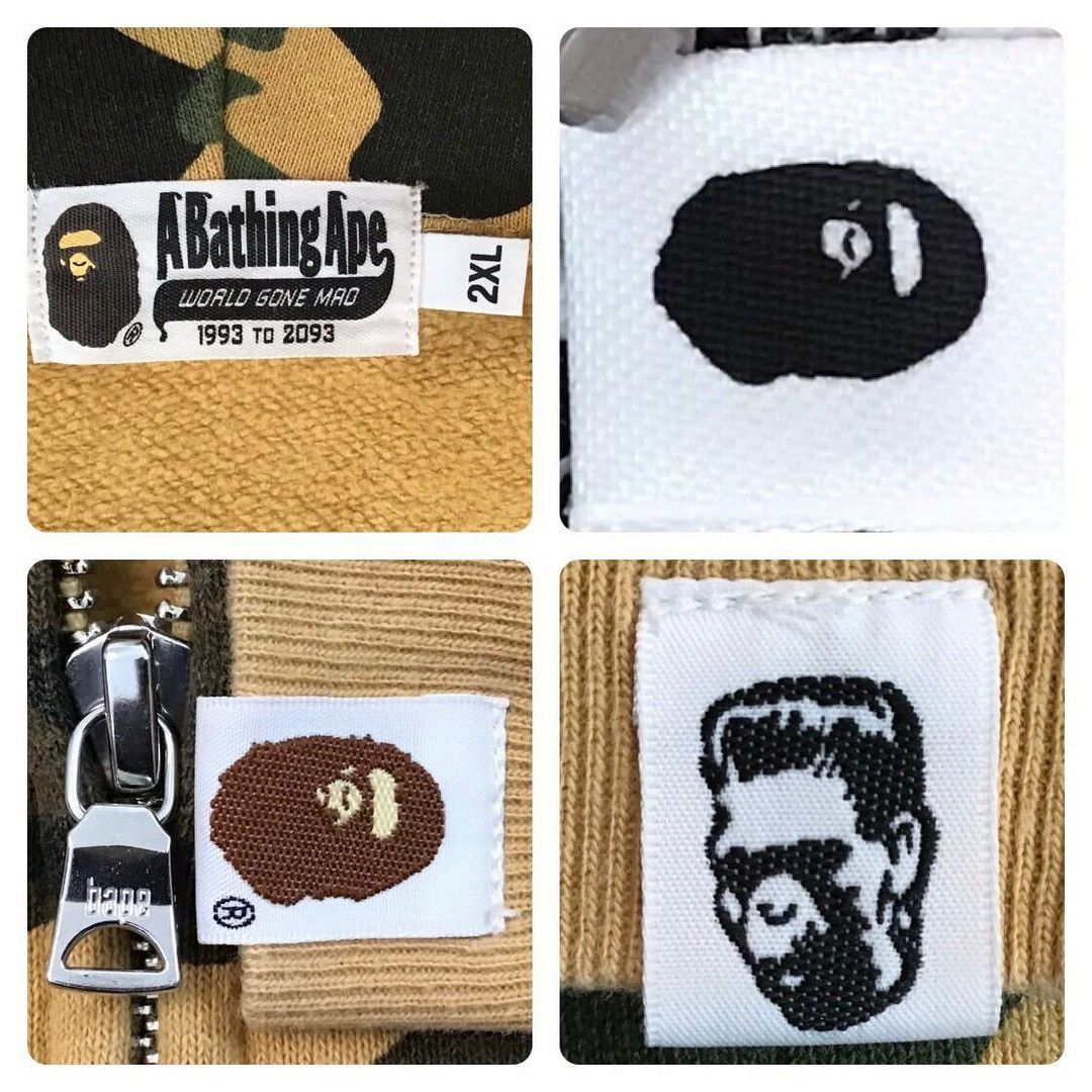 Bape BAPE camo DETACHABLE Shark full zip hoodie a bathing ape Size US XXL / EU 58 / 5 - 9 Thumbnail