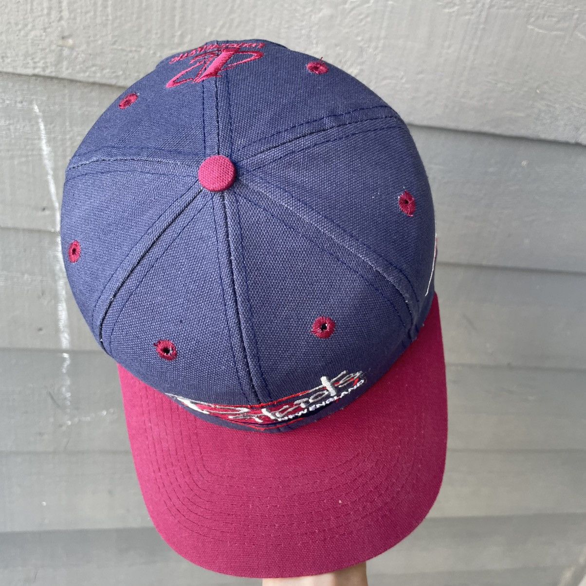 Logo Athletic Vintage New England Patriots Logo Athletic Snapback Hat Size ONE SIZE - 5 Thumbnail