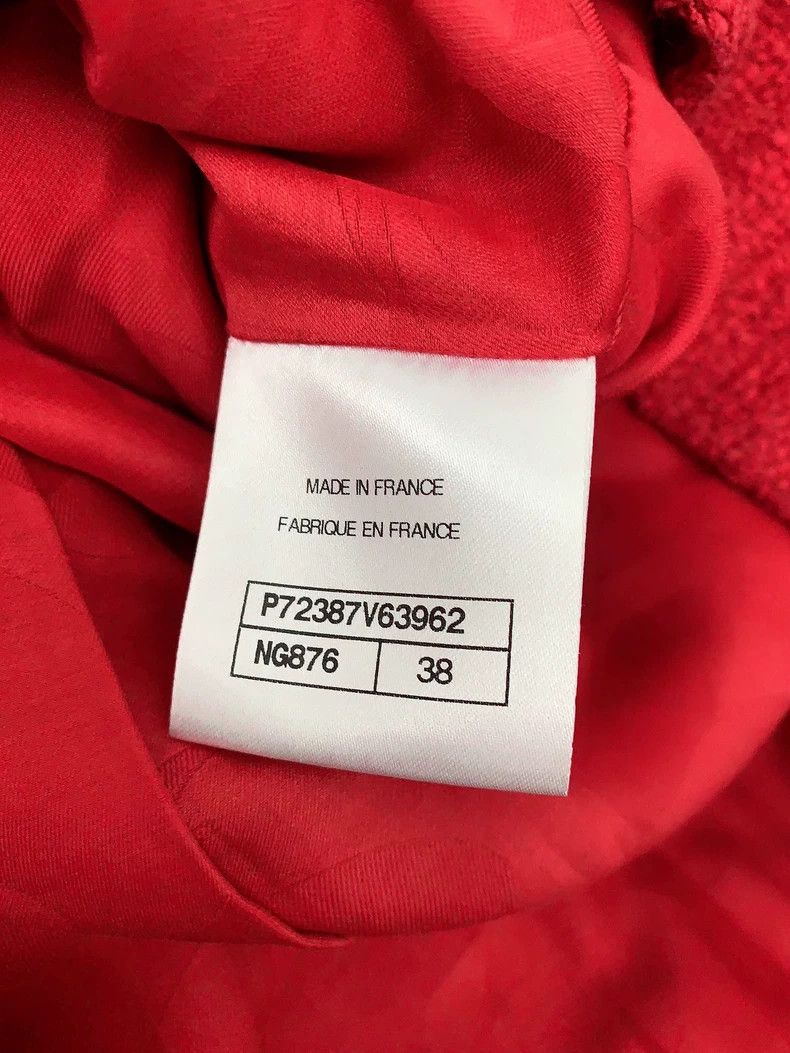 Chanel Chanel 22P red camellia jacket Size XS / US 0-2 / IT 36-38 - 4 Thumbnail