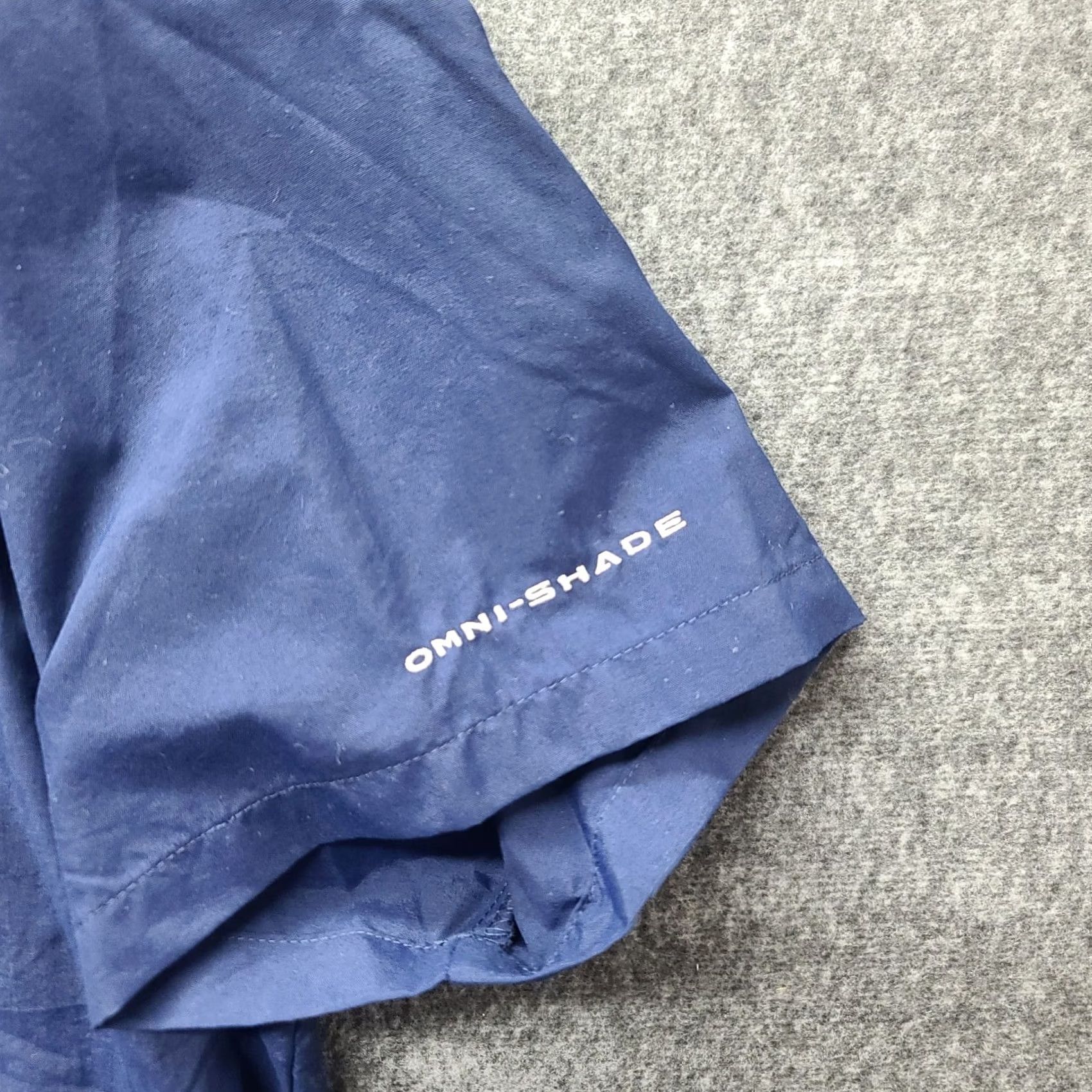 Vintage Columbia PFG Omni-Shade Shirt Mens L Button-Up Lightweight UV Protection Breathable Navy Blue Size US L / EU 52-54 / 3 - 5 Thumbnail