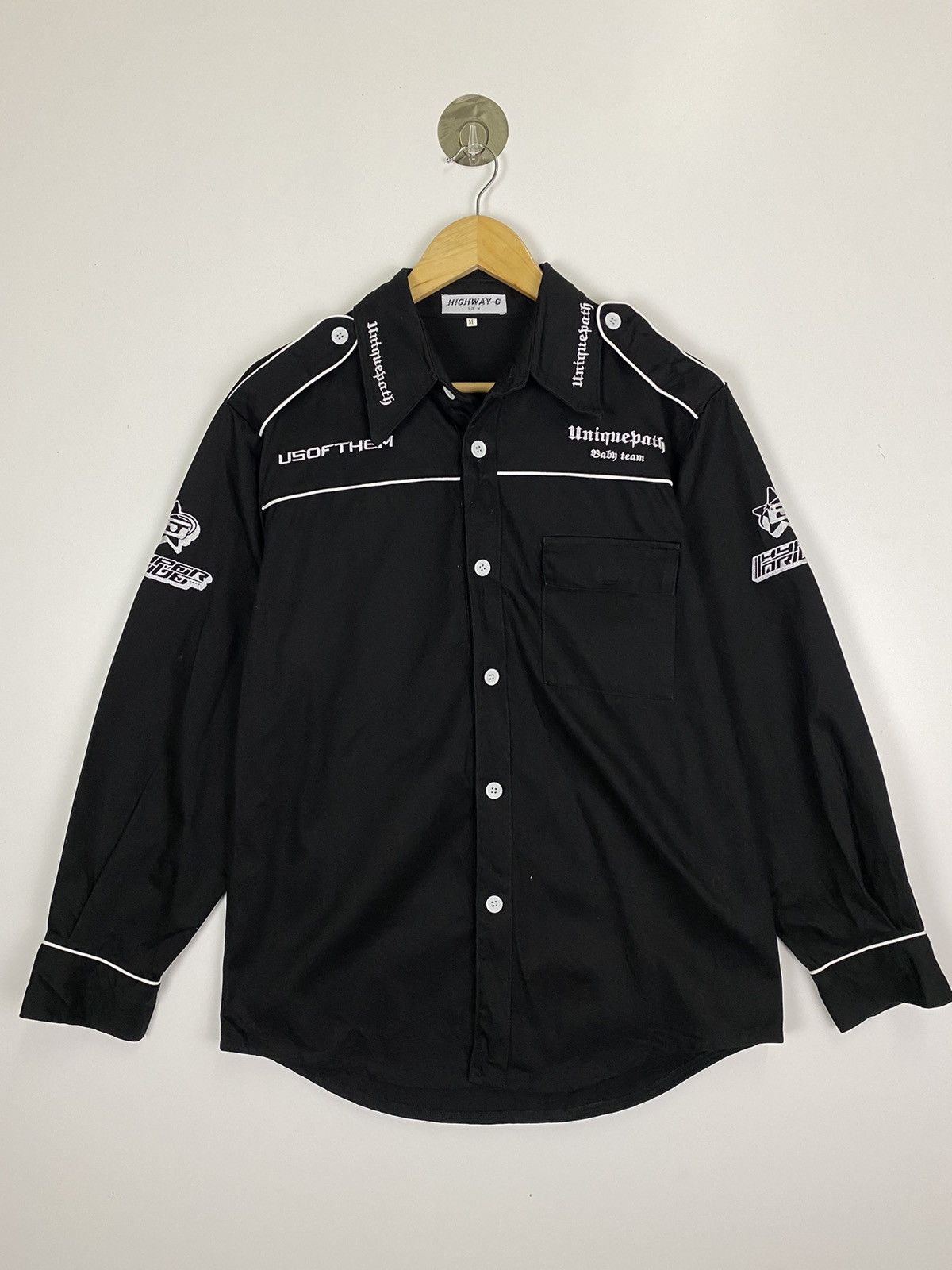 Vintage Vintage Black Jacket Button Dream Team Size US M / EU 48-50 / 2 - 1 Thumbnail