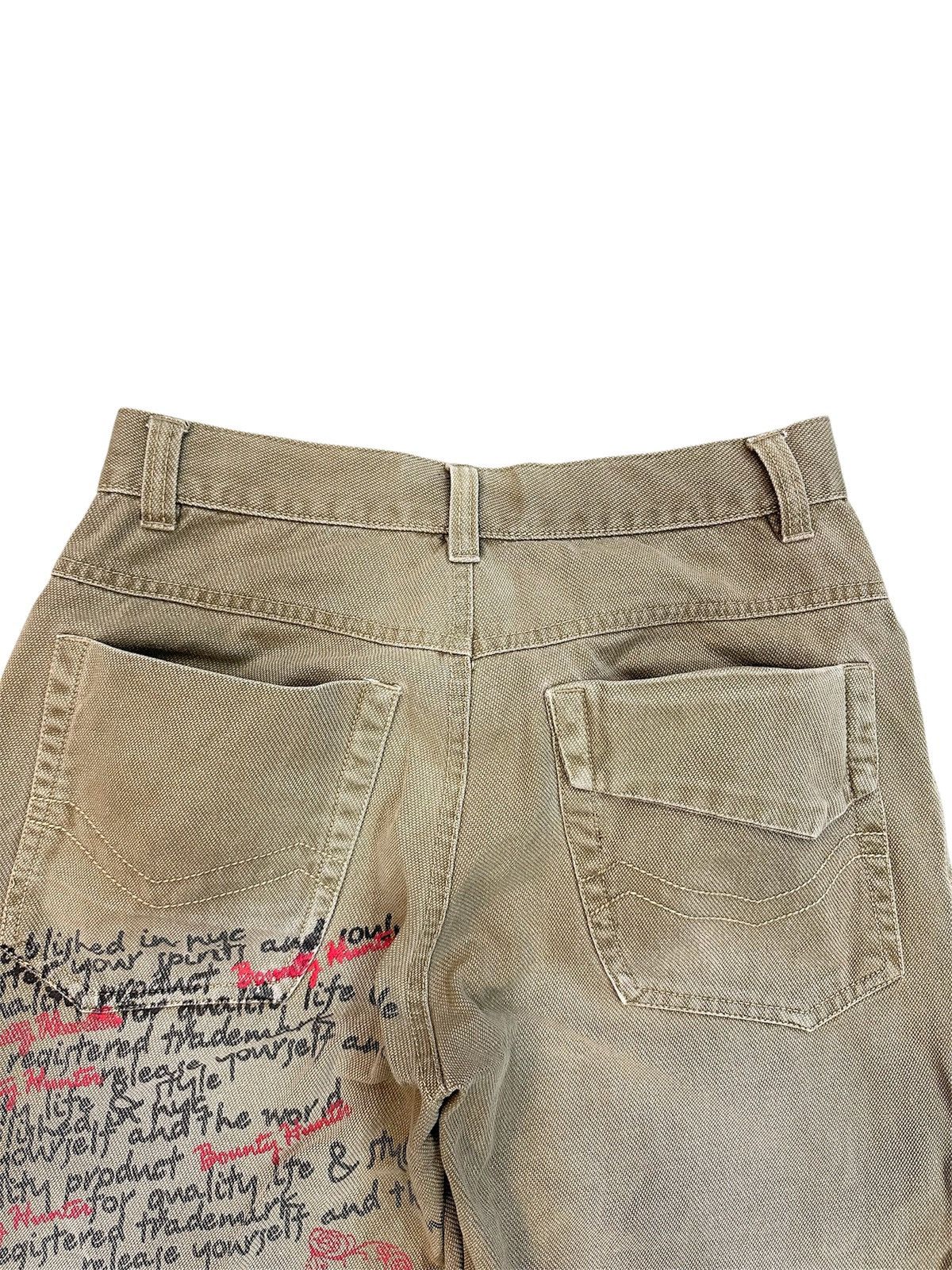 Bounty Hunter Bounty Hunter B×H Madness Graffiti Wide Leg Pants Beige Size US 30 / EU 46 - 8 Thumbnail