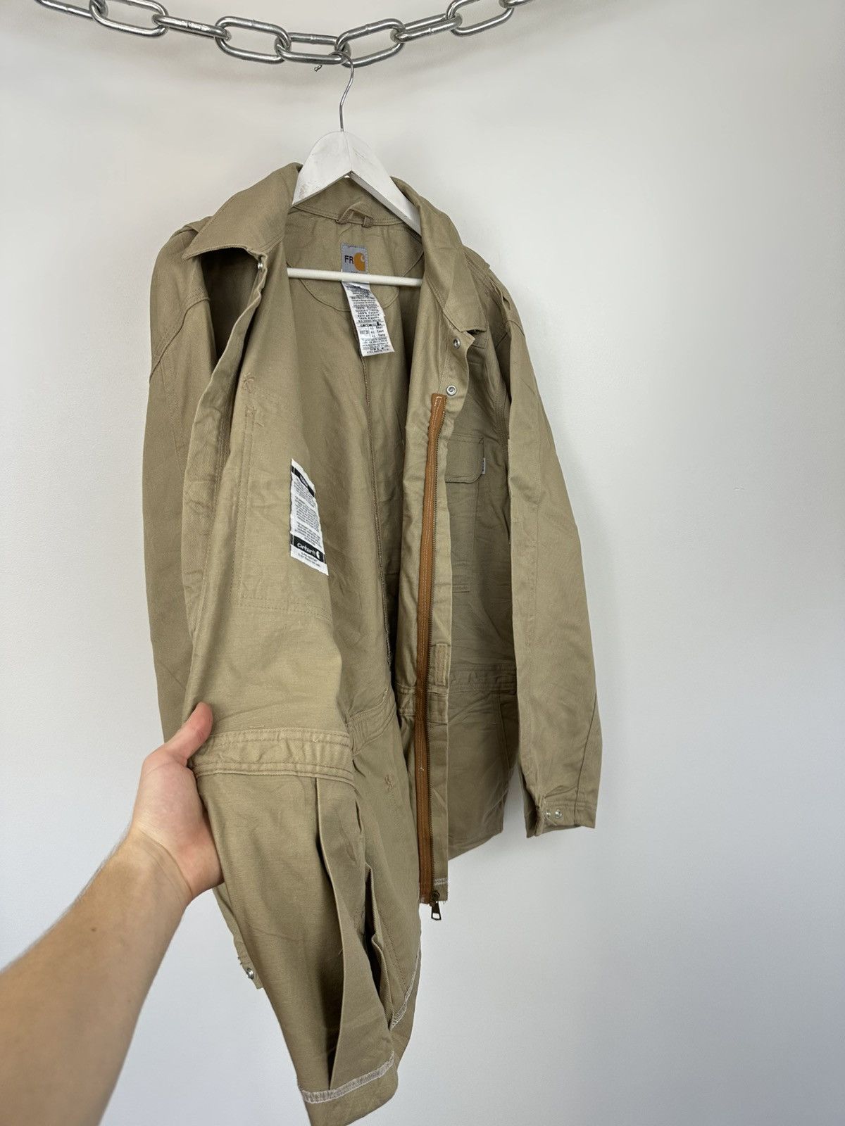 Carhartt Vintage Carhartt Flame Resistant Utility Work Detroit Jacket Size US XL / EU 56 / 4 - 14 Thumbnail