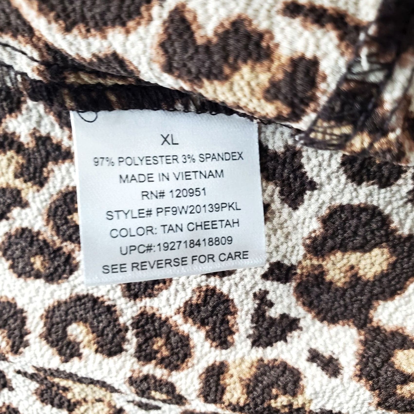 Vintage Leopard Pink Republic Blouse Womens XL Long Sleeve Scoop Neck Multi Leopard Size XL / US 12-14 / IT 48-50 - 7 Thumbnail