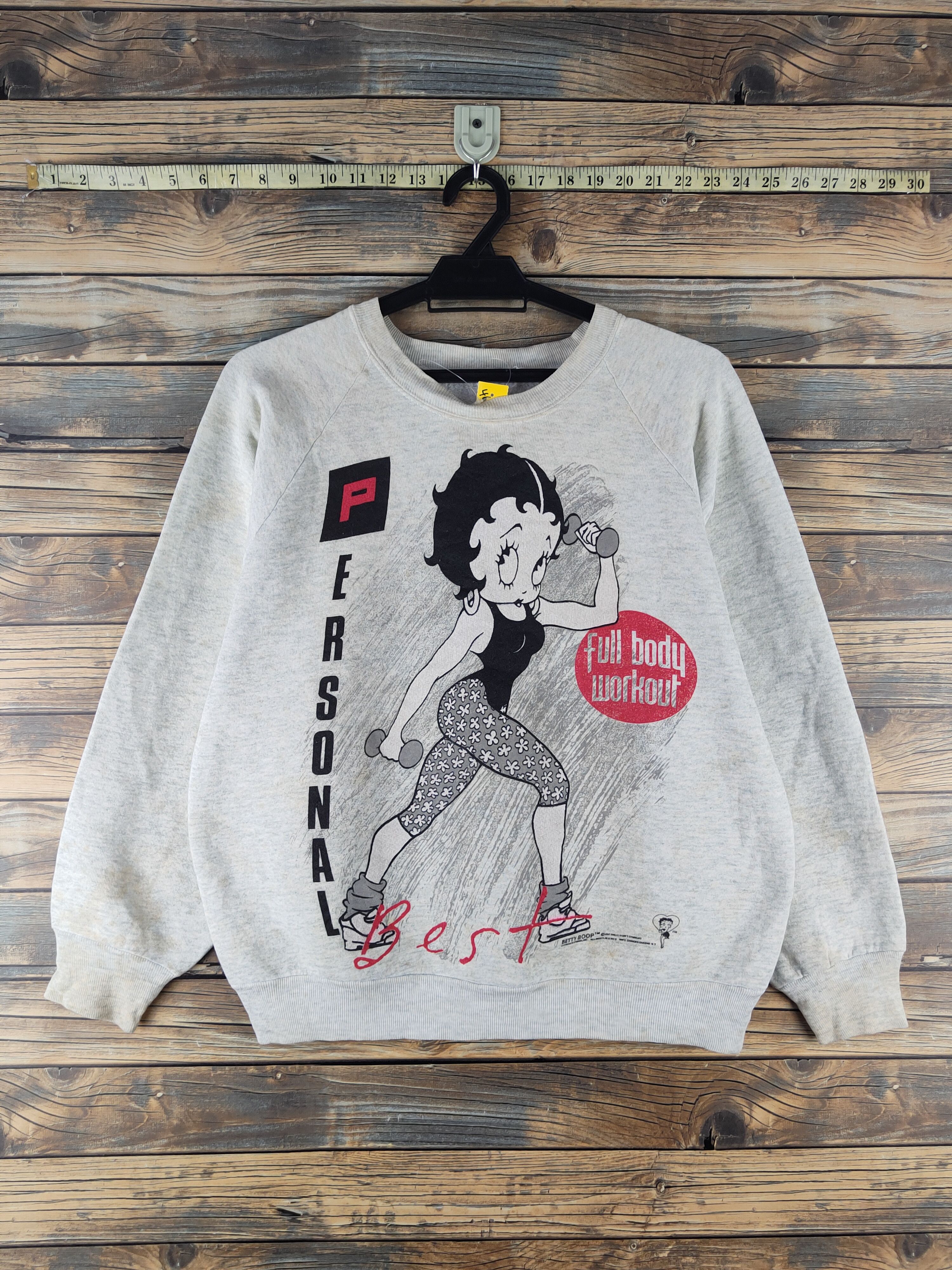 Japanese Brand DL 80' Vintage Betty Boop Sweatshirts #46-174 Size M / US 6-8 / IT 42-44 - 1 Thumbnail