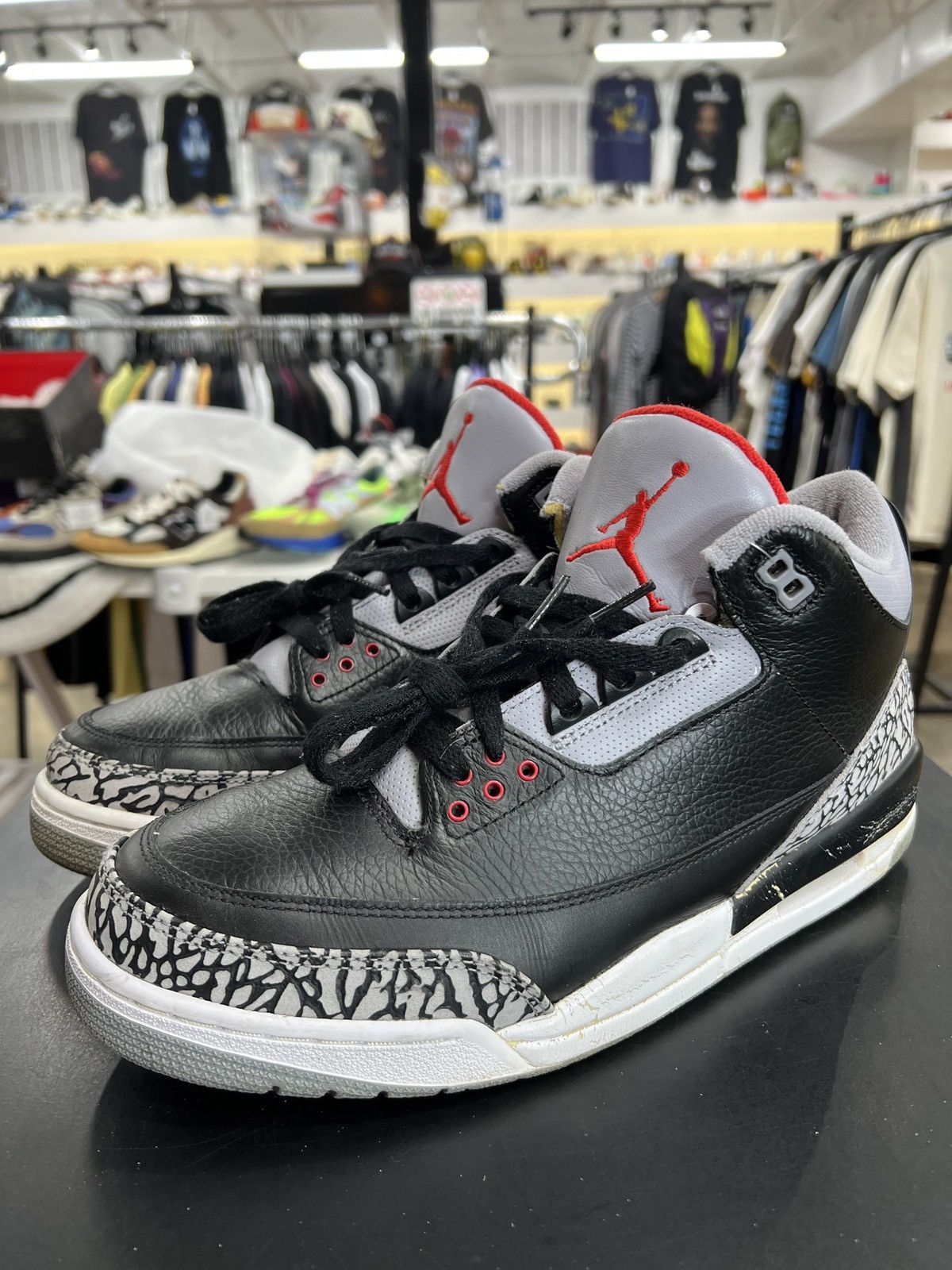 Jordan Brand Air Jordan 3 Black Cement CDP Sz. 10.5 (2008) Size US 10.5 / EU 43-44 - 1 Thumbnail