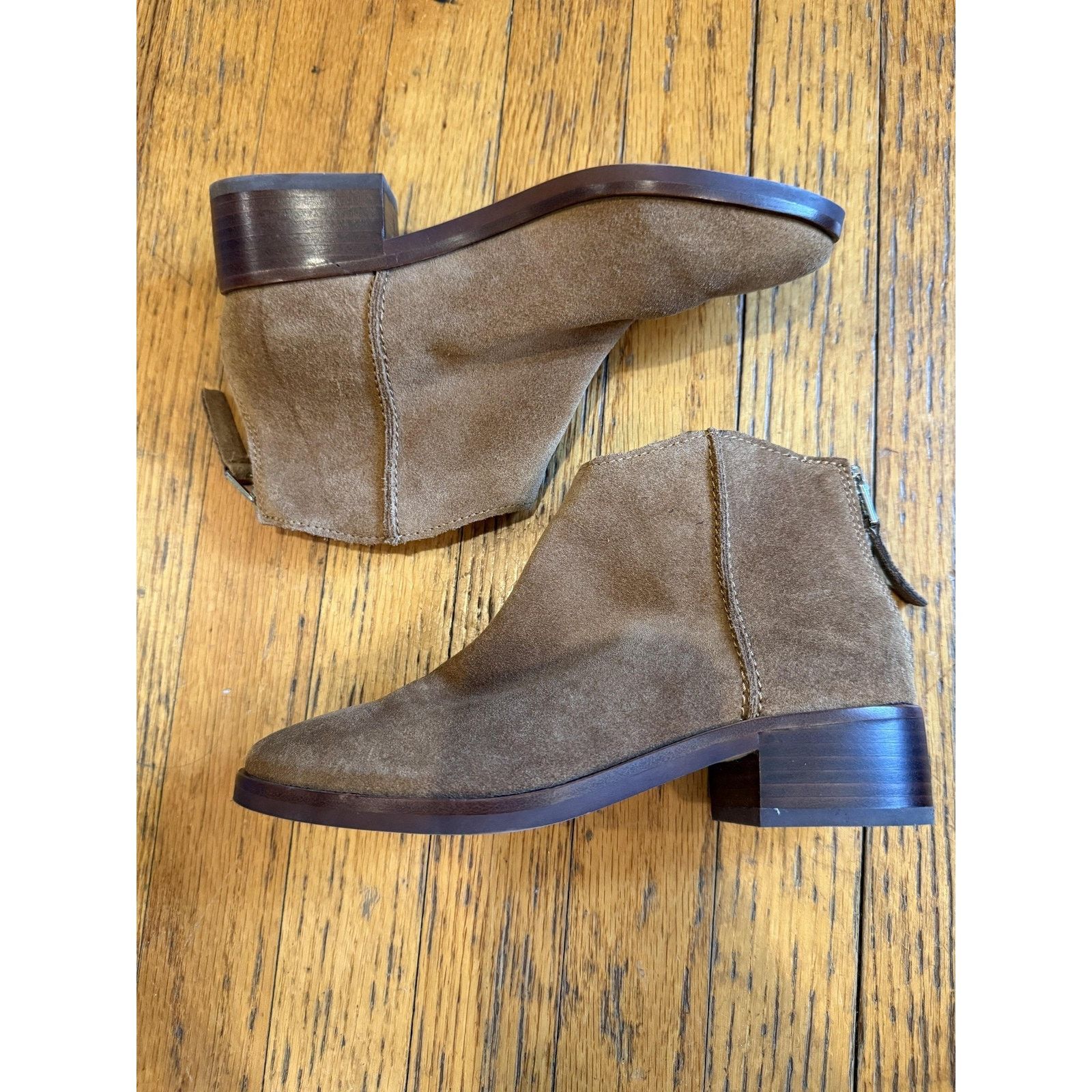 Dolce Vita Dolce Vita Boots Womens Size 6 Suede Ankle Zip Tucker Saddle Size US 6 / IT 36 - 8 Thumbnail