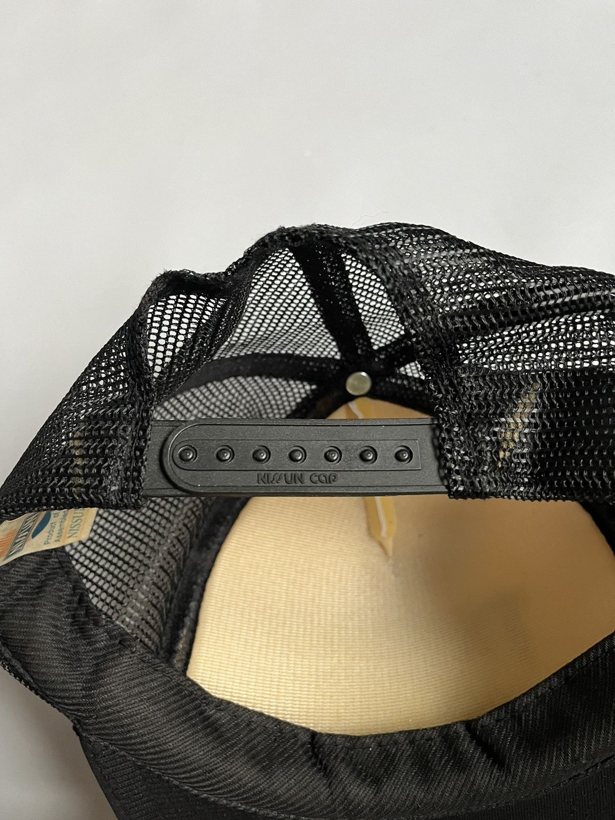 Thrasher Vintage 90s Thrasher Magazine Nissun Black White Trucker Cap Size ONE SIZE - 12 Thumbnail