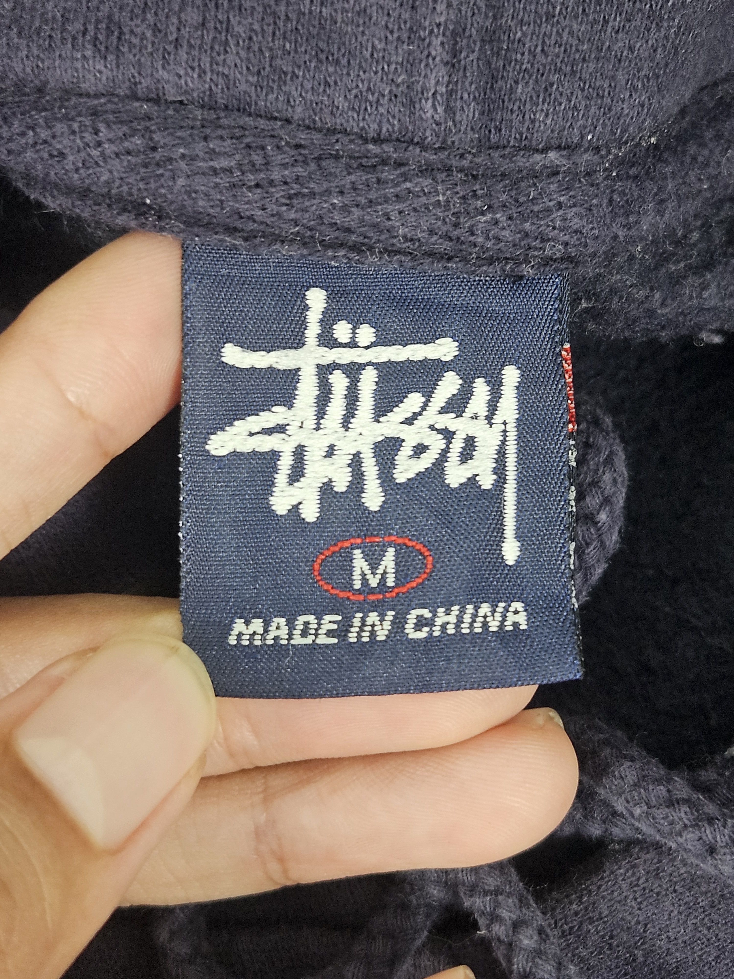 Stussy Vintage Stussy Signature Spellout Hoodie Sweater Size US M / EU 48-50 / 2 - 4 Thumbnail