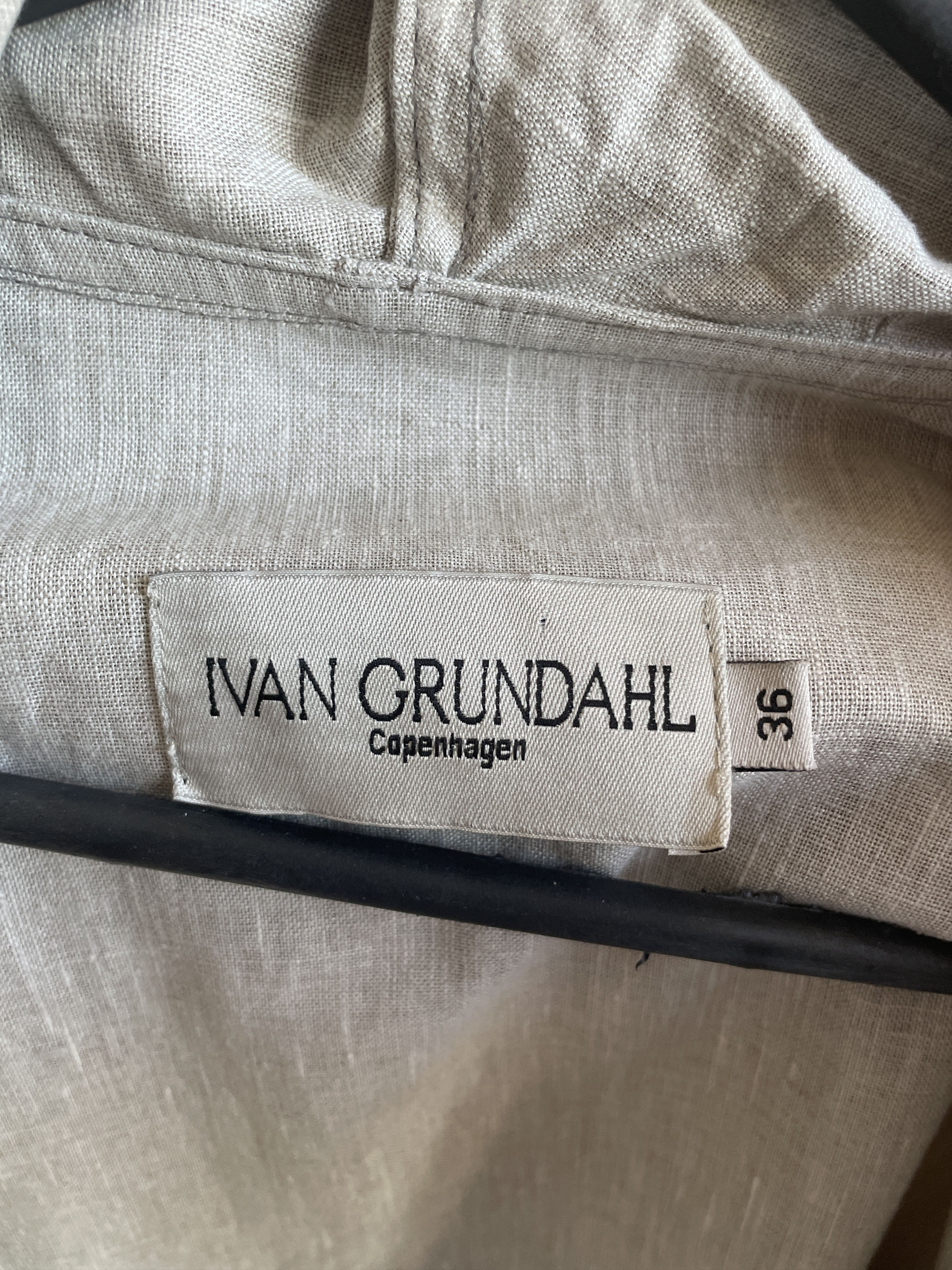 Ivan Grundahl Ivan Grundahl Wrapped Massive Collar Linen Blend Coat Size XS / US 0-2 / IT 36-38 - 13 Thumbnail