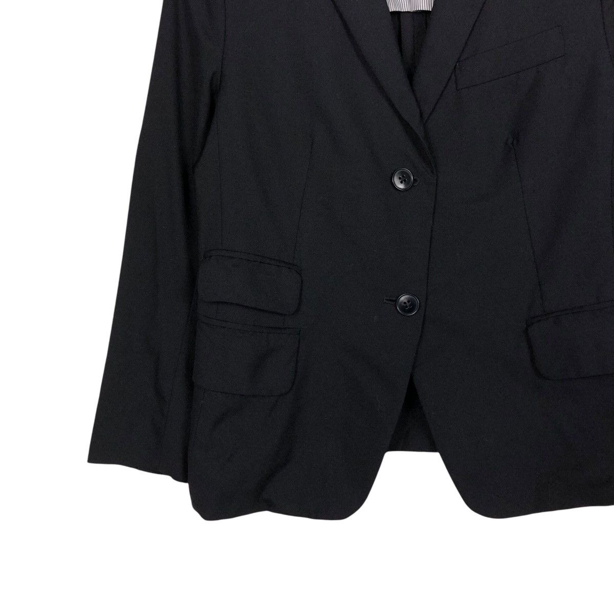 Jil Sander 📌Rich Black Vintage Chore Worker Jacket J+ Jill Sander Size US S / EU 44-46 / 1 - 5 Thumbnail