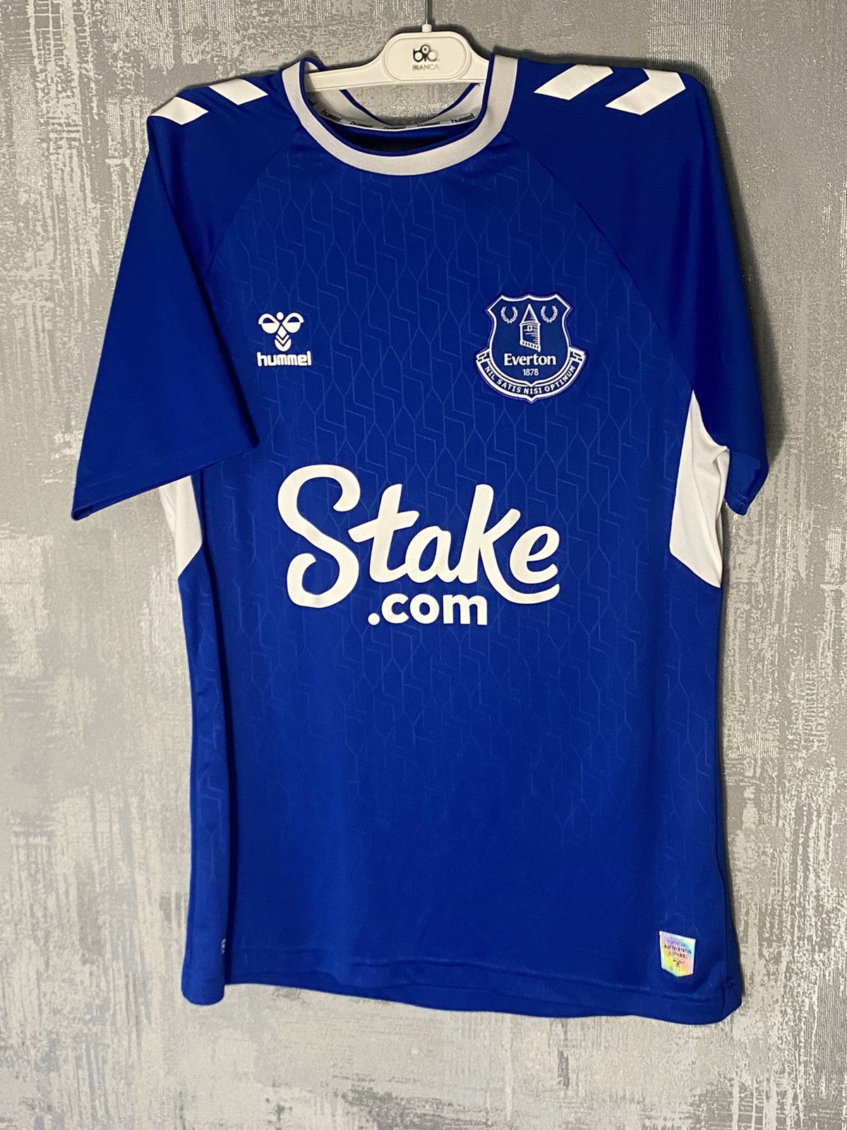 Hummel × Other UK 2022-2023 Everton Hummel Soccer Jersey Home England Size US M / EU 48-50 / 2 - 1 Thumbnail