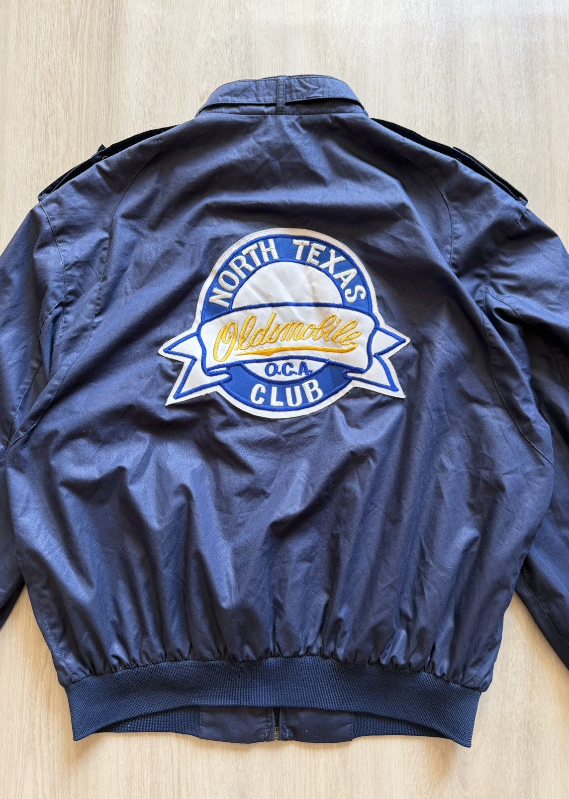 Vintage Vtg Oldsmobile Club North Texas Members Only Bomber Sz 42 Size US L / EU 52-54 / 3 - 2 Thumbnail