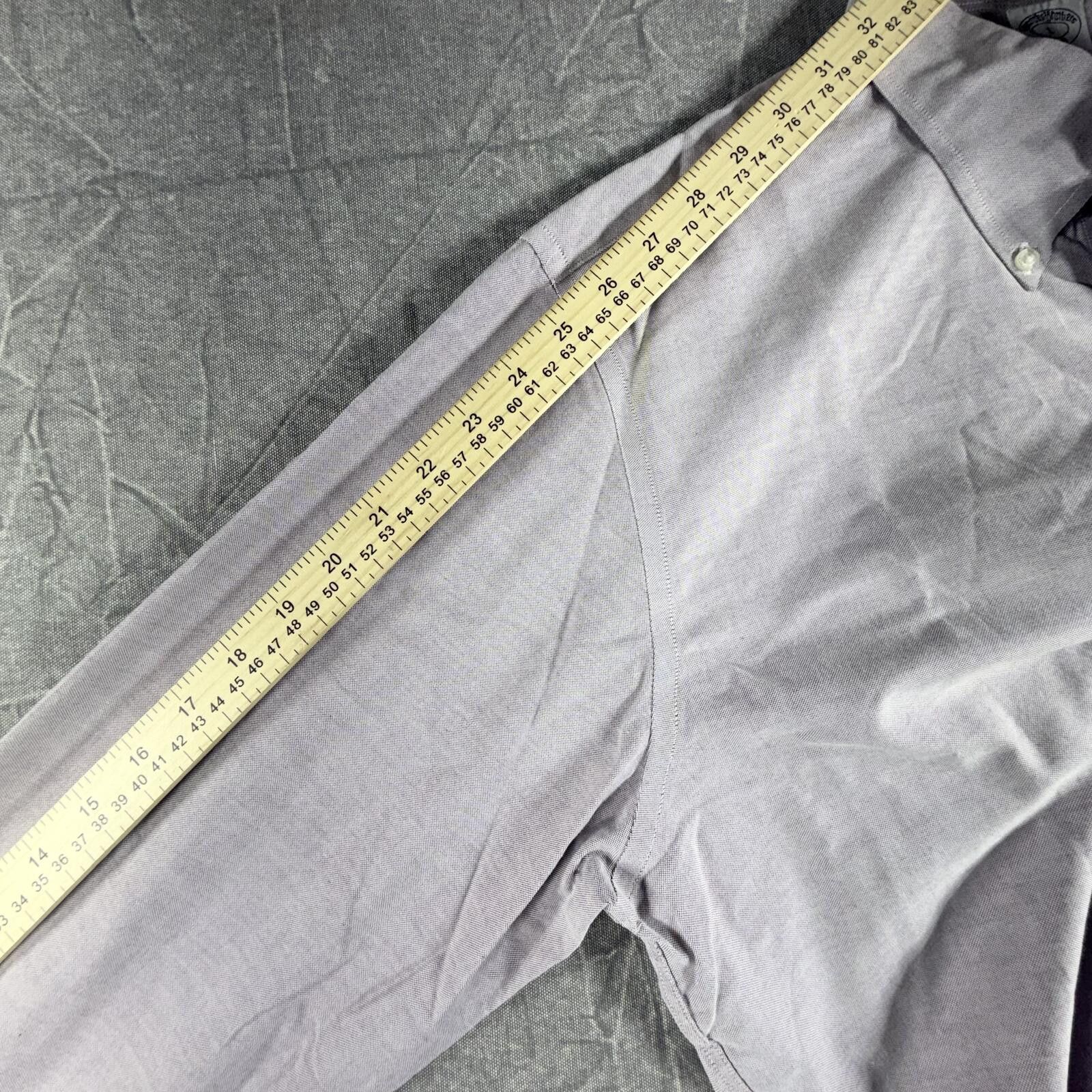 Brooks Brothers Brooks Brothers Shirt Men's L Purple Long Sleeve Button Down Size US L / EU 52-54 / 3 - 3 Thumbnail