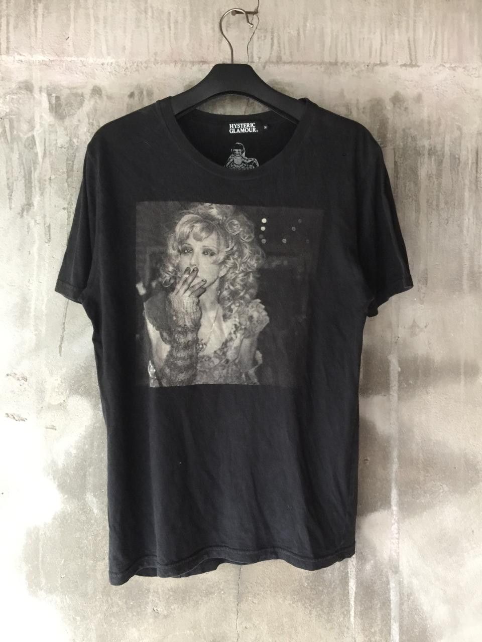 image of Hysteric Glamour Courtney Love Tee in Black, Men's (Size Medium)