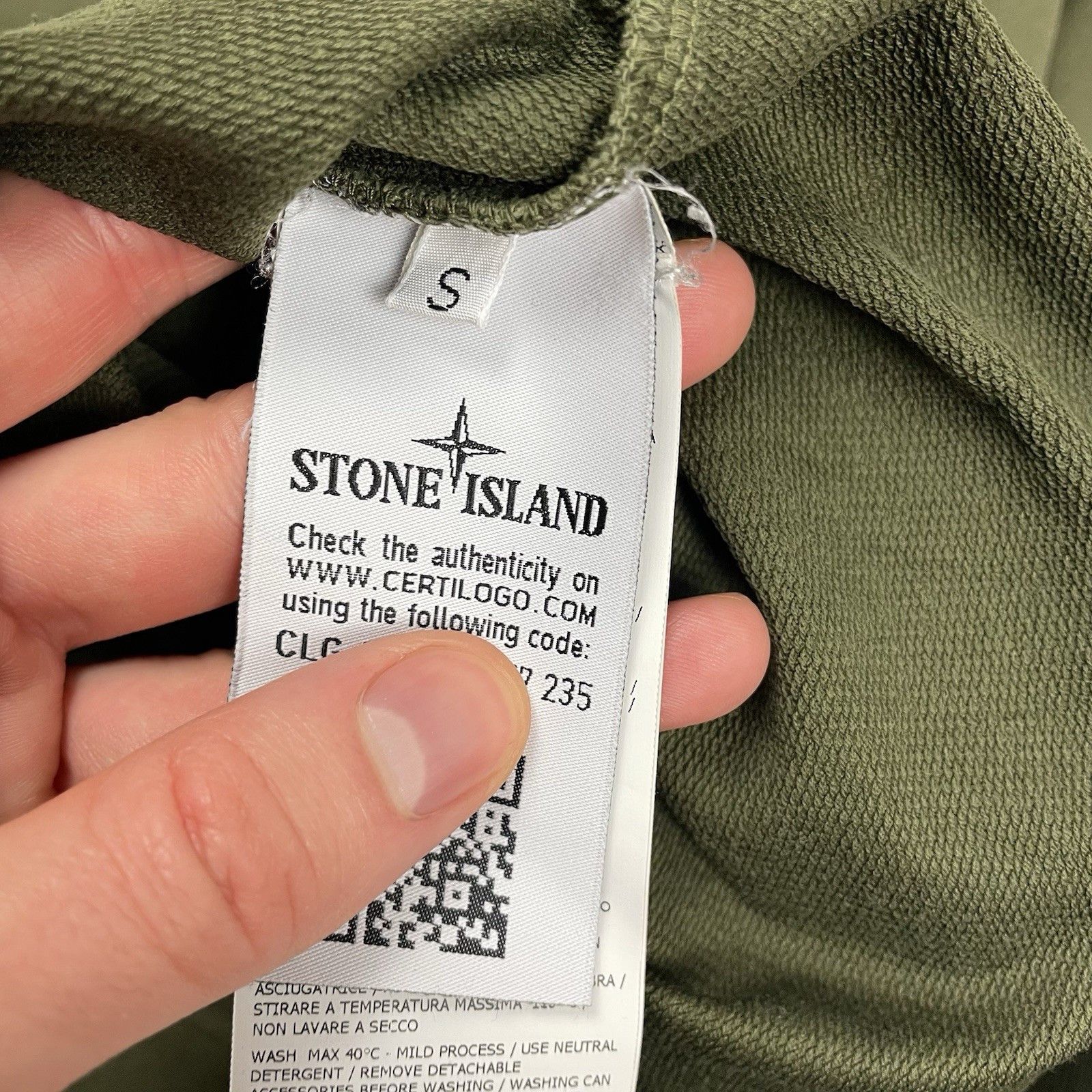 Stone Island Stone Island Ghost Lightweight Jumper Green Small S Size US S / EU 44-46 / 1 - 8 Thumbnail
