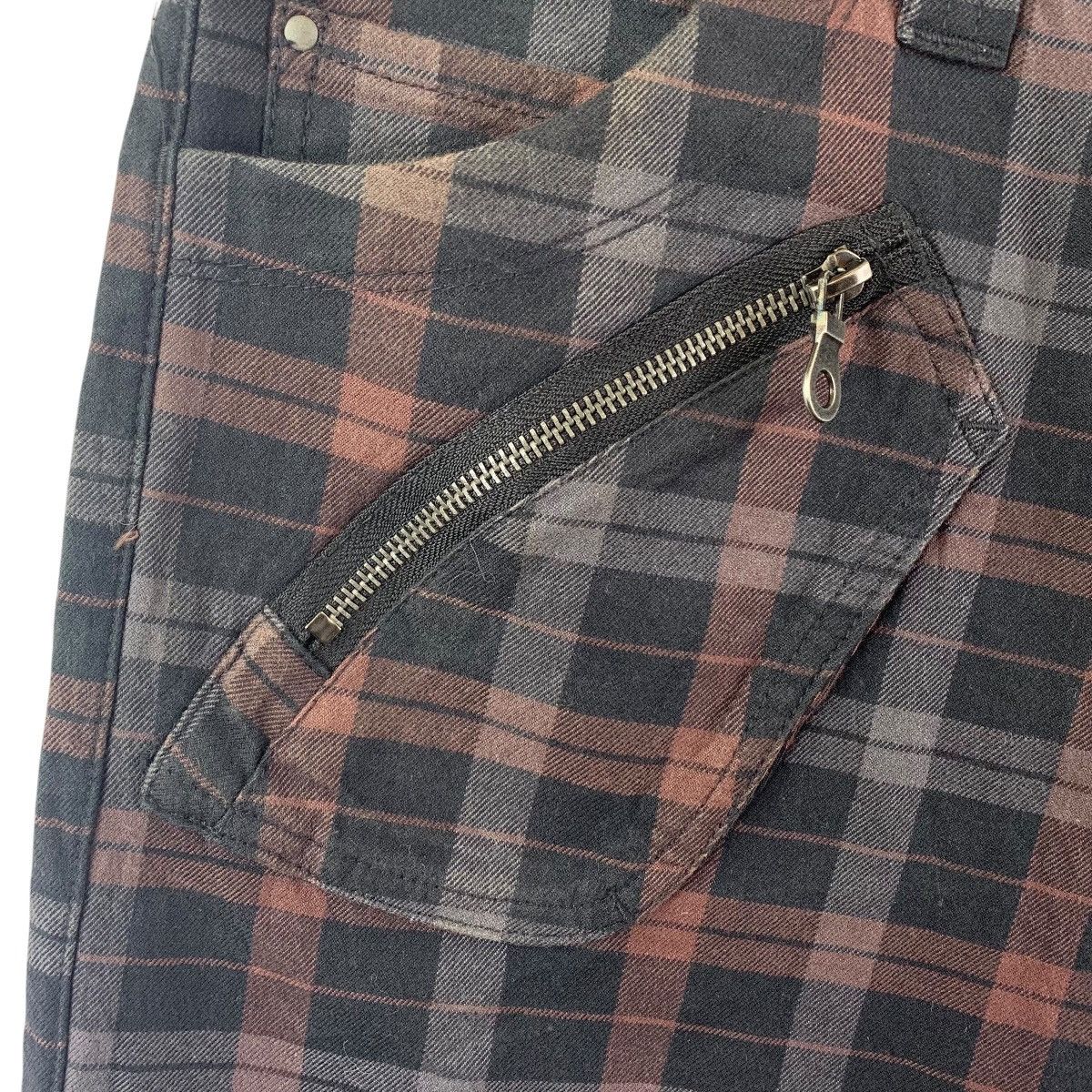 Japanese Brand × PPFM PPFM Curve multipocket checkered punk design jeans Size US 33 - 10 Thumbnail