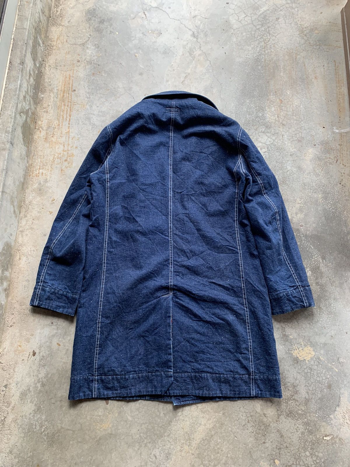 Sugar Cane Vintage Sugar Cane Denim Worker Long Jacket Size US M / EU 48-50 / 2 - 3 Thumbnail