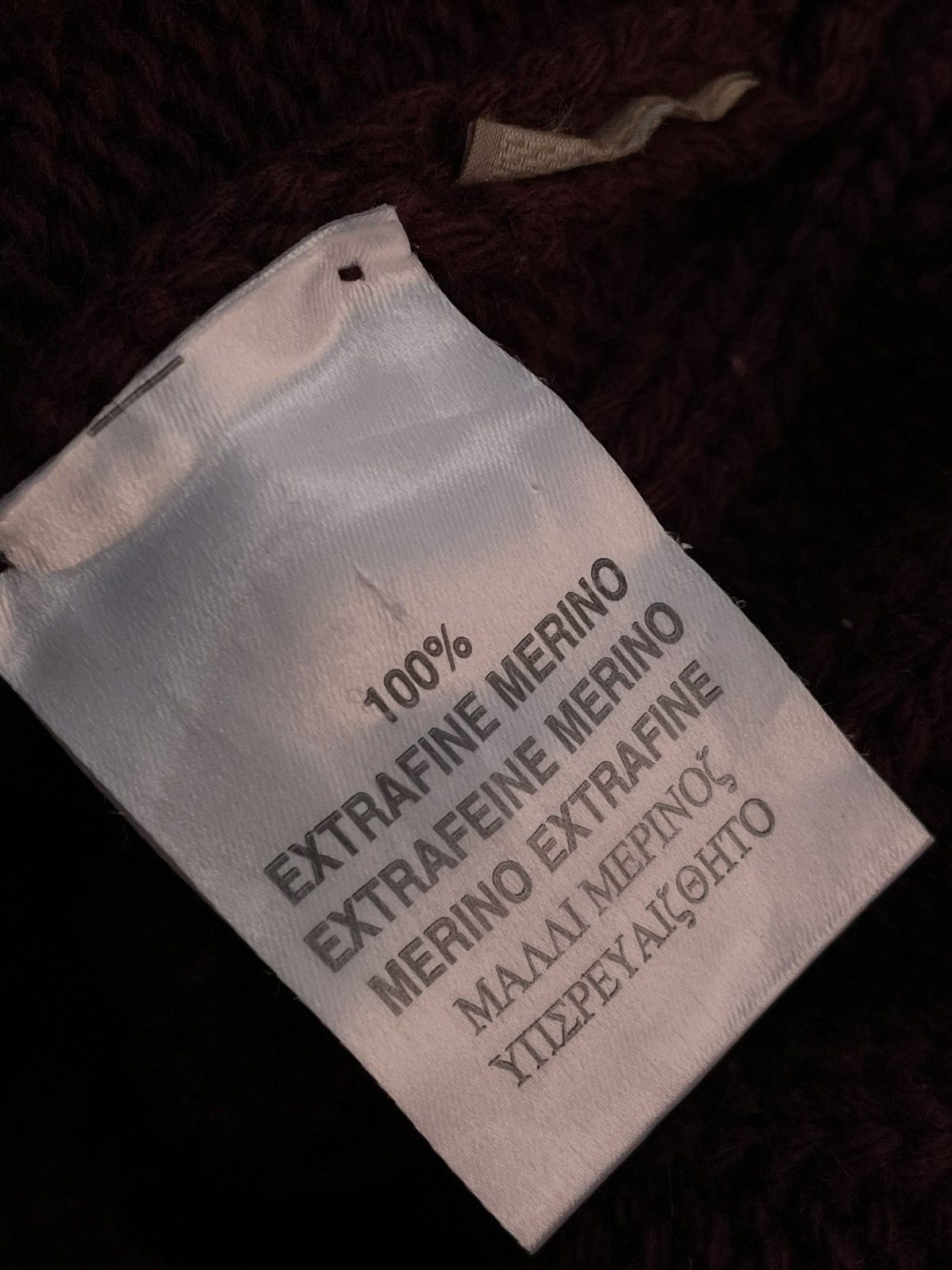 Burberry Burberry | Burgundy Knitted Turtleneck Sweater Size US L / EU 52-54 / 3 - 10 Thumbnail
