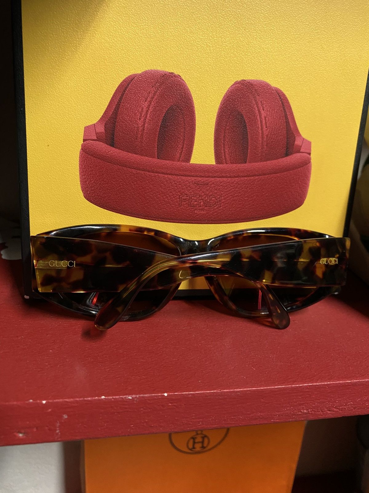 Gucci Gucci Logo Sunglasses Square Gucci Shades Preowned Size ONE SIZE - 7 Thumbnail