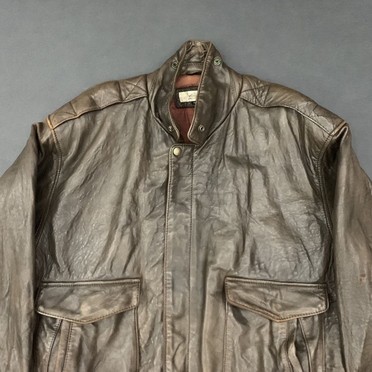 Genuine Leather Marcell Brown Leather Jacket Size US M / EU 48-50 / 2 - 3 Thumbnail