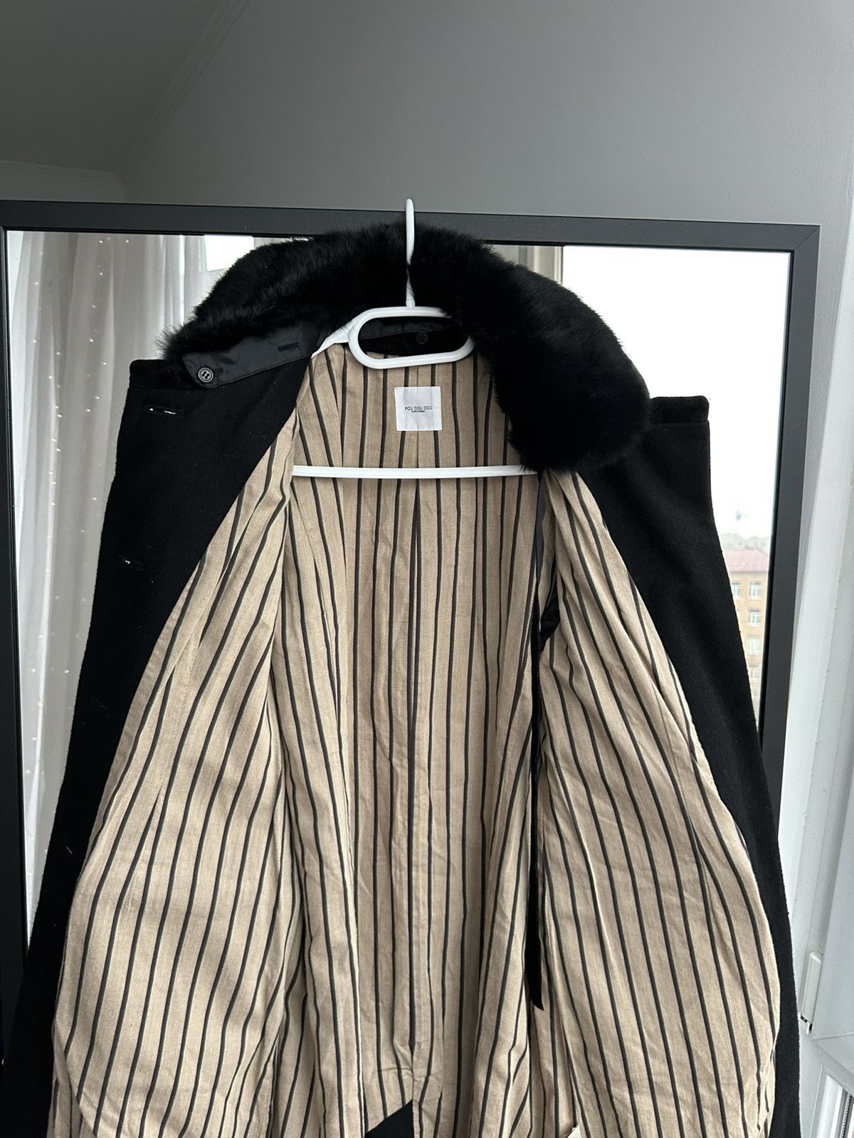 Other Vintage Pou Dou Dou Japanese Wool Coat Fur Collar Sz M Size M / US 6-8 / IT 42-44 - 8 Thumbnail