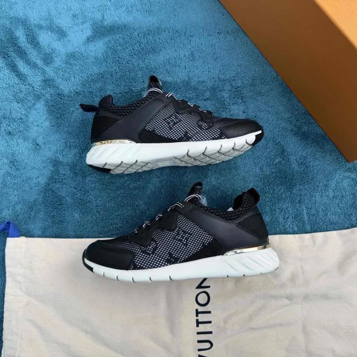 Louis Vuitton Louis Vuitton Black Mesh Casual Sneakers -2508 Size US 5 / EU 37 - 7 Thumbnail