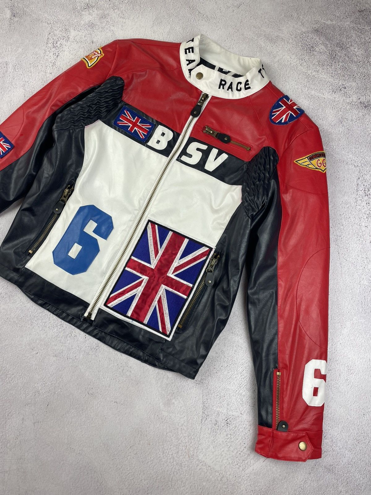 NASCAR × Vintage Vintage BSV England Motor Racing Team Jacket Size 46 Size US S / EU 44-46 / 1 - 2 Thumbnail