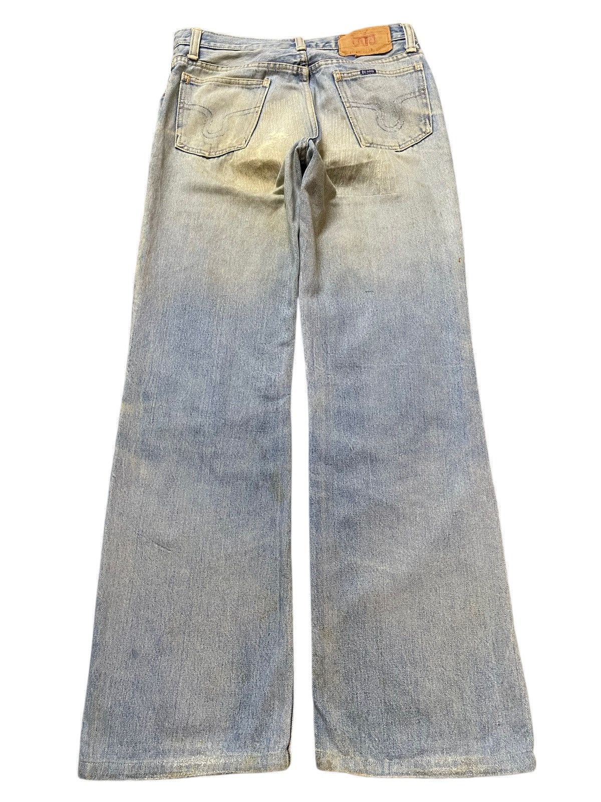 KMRii Vintage Japanese Brand Mud Wash Style Wide Leg Jeans Size US 28 / EU 44 - 2 Thumbnail