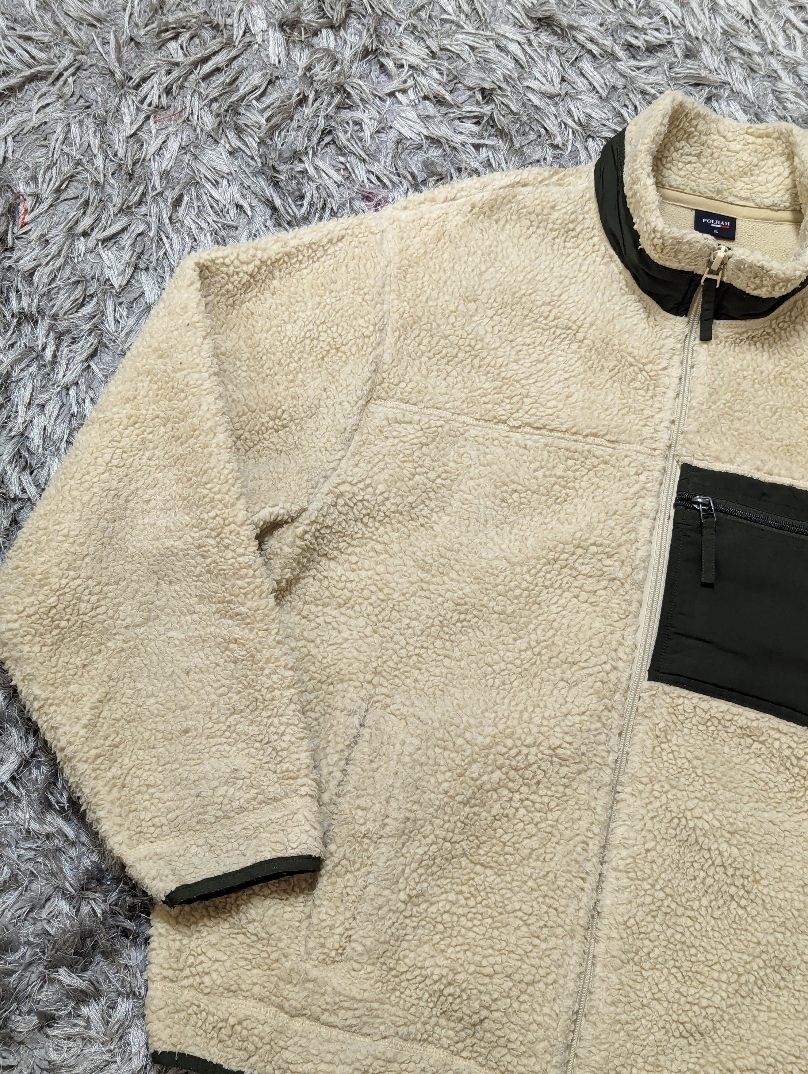 Other Polham Sherpa Jacket Fleece Shearling Retro Design Coat Size US XL / EU 56 / 4 - 5 Thumbnail
