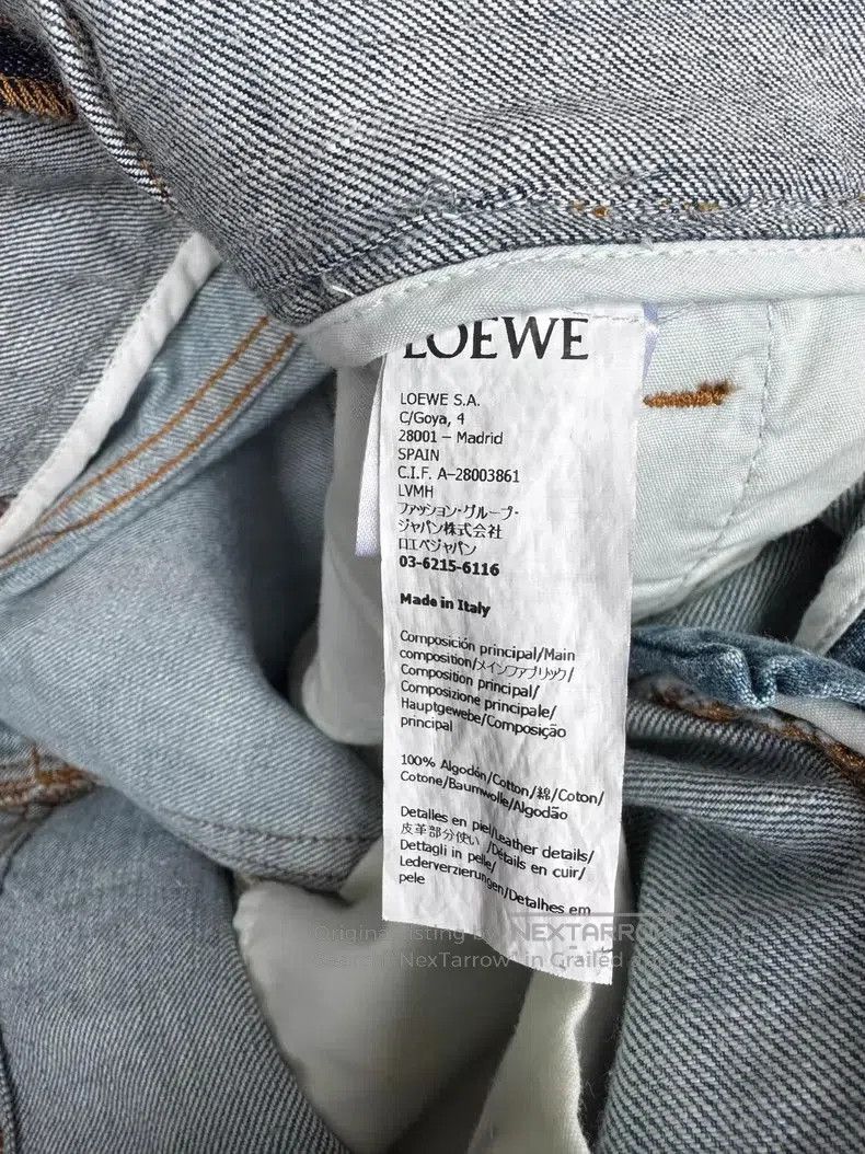 Loewe Loewe Women's Fisherman Denim Pants Size 36. Size US 36 / EU 52 - 5 Thumbnail
