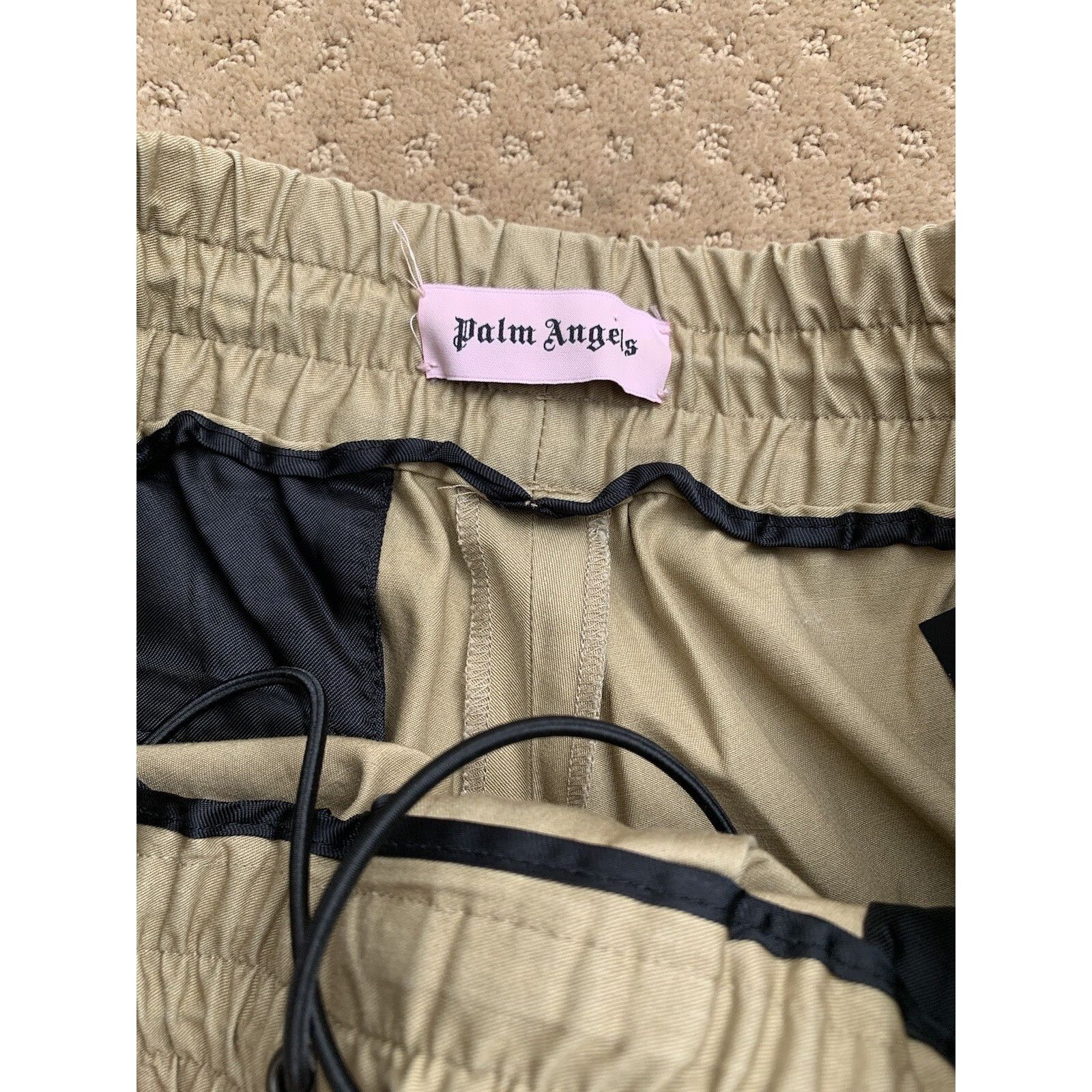 Palm Angels Palm Angels Side Logo Pants Track Beige 46 Size US 30 / EU 46 - 5 Thumbnail