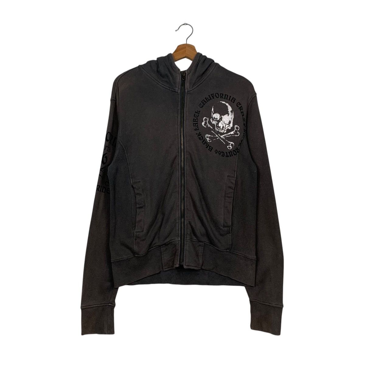 Japanese Brand INFINITY Black Label Crazy Rider Route 66 Hoodies #1715-C76 Size US L / EU 52-54 / 3 - 11 Thumbnail